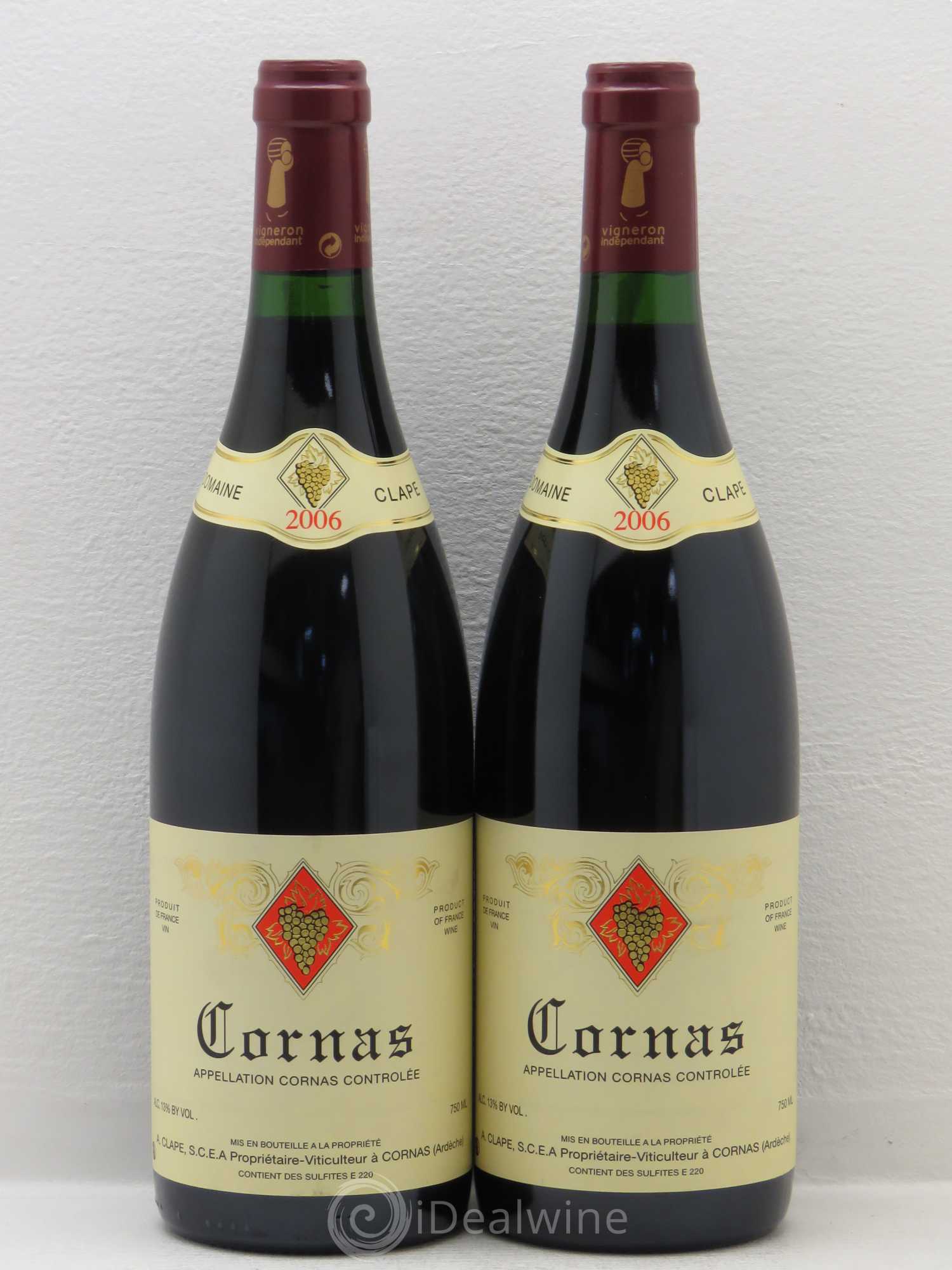 Cornas Auguste Clape 2006 - Posten von 2 Flaschen - 0