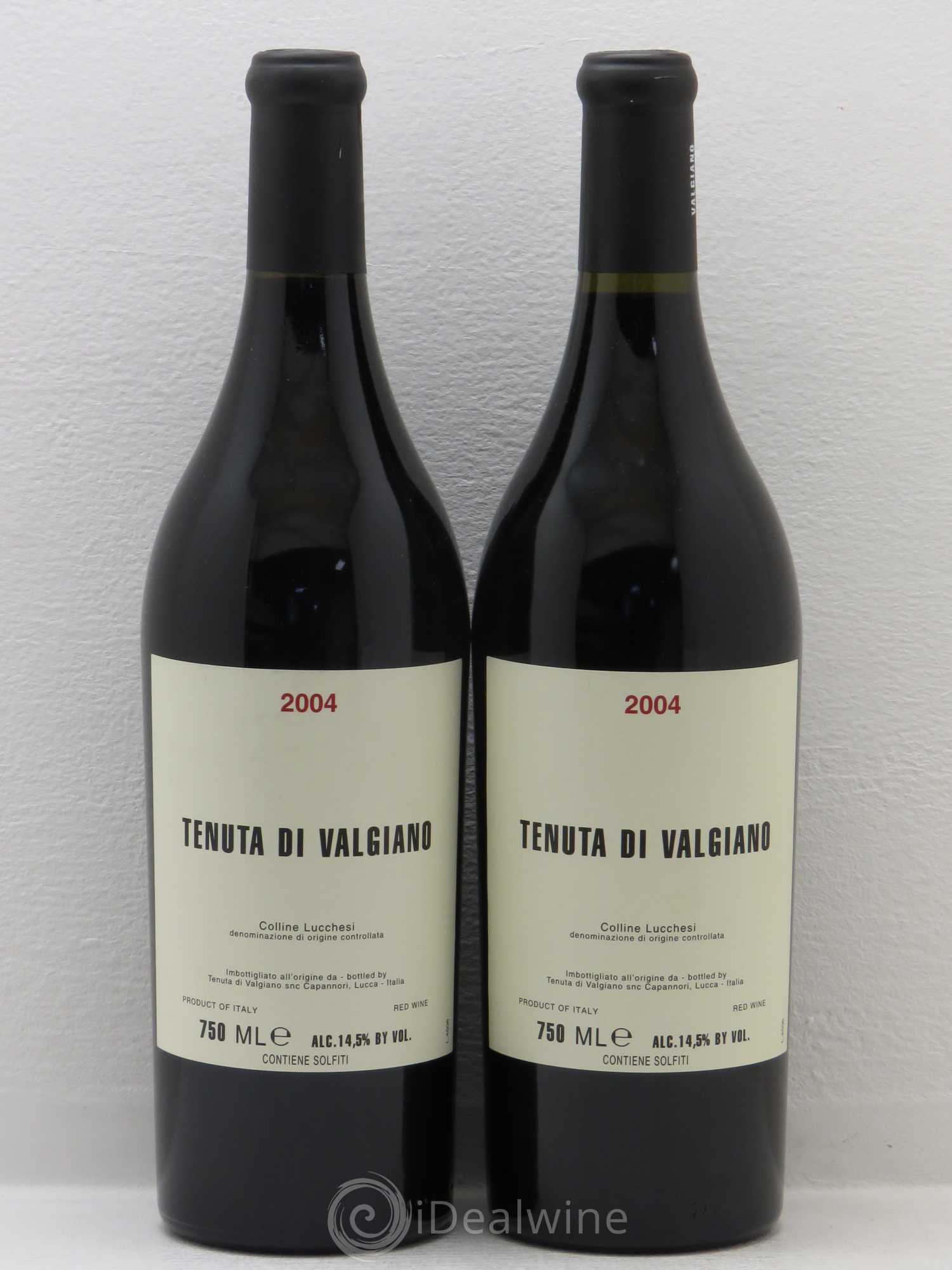Italie Colline Lucchesi Doc Tenuta Di Valgiano 2004 - Posten von 2 Flaschen - 0