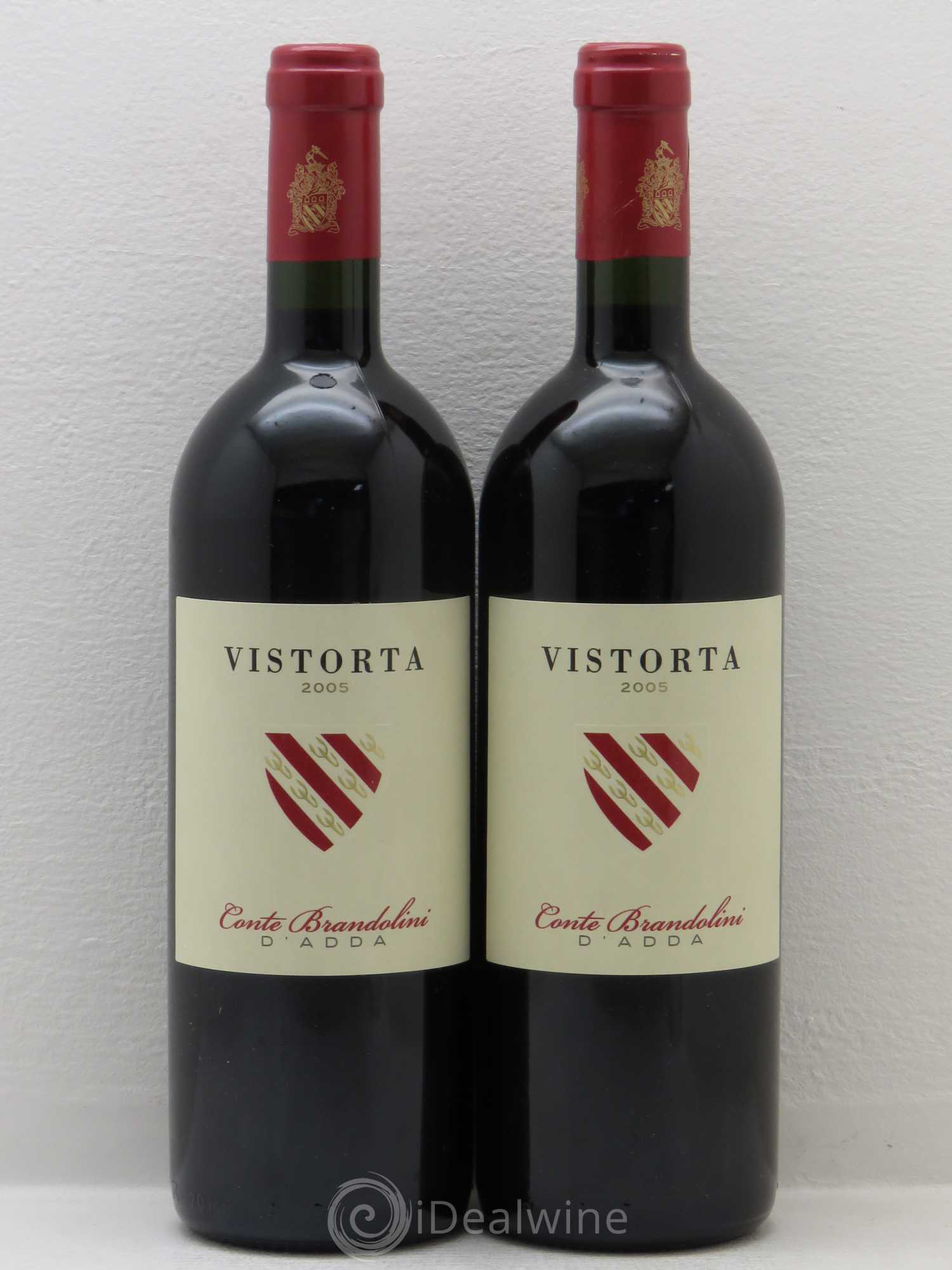 Italie Friuli Grave Doc Vistorta Merlot Conte Brandolini d'Adda 2005 - Posten von 2 Flaschen - 0