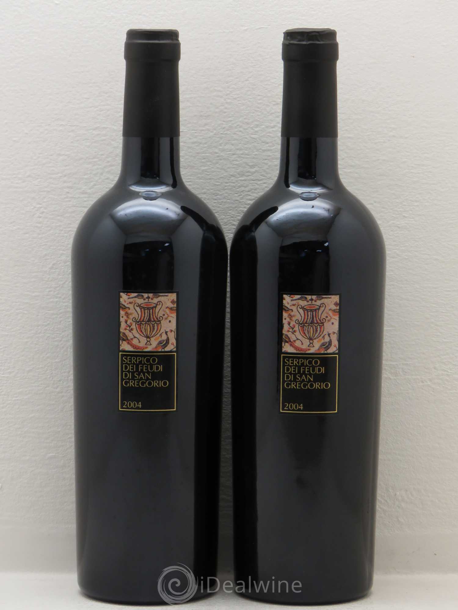 Italie Irpinia Aglianico Rosso Igt Serpico dei Feudi Di San Gregorio 2004 - Posten von 2 Flaschen - 0