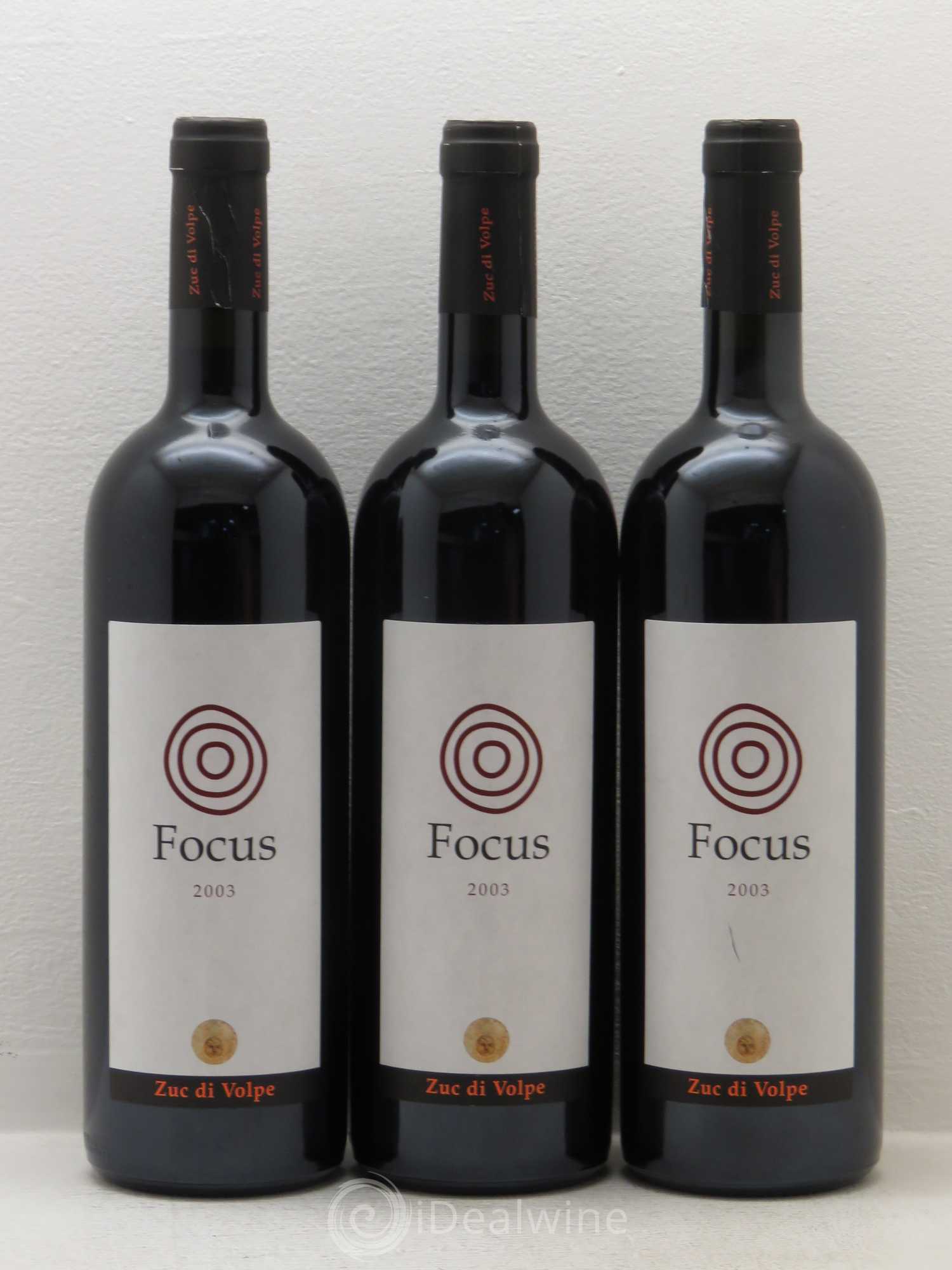 Italie Focus 2003 Zuc di Volpe - Merlot - Volpe Pasini - Venezia Giulia IGT 2003 - Posten von 3 Flaschen - 0