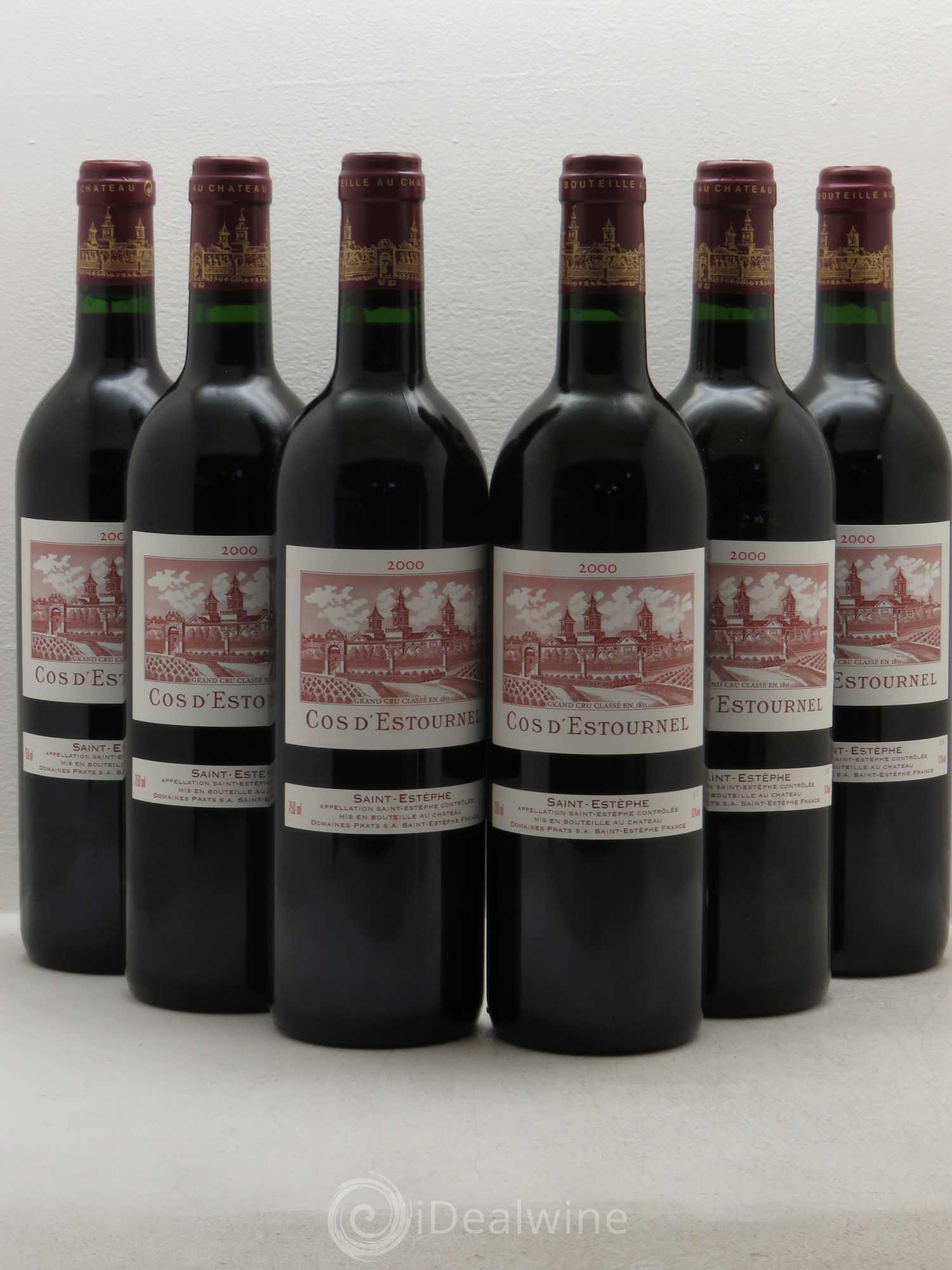 Cos d'Estournel 2ème Grand Cru Classé 2000 - Lot de 6 bouteilles - 0