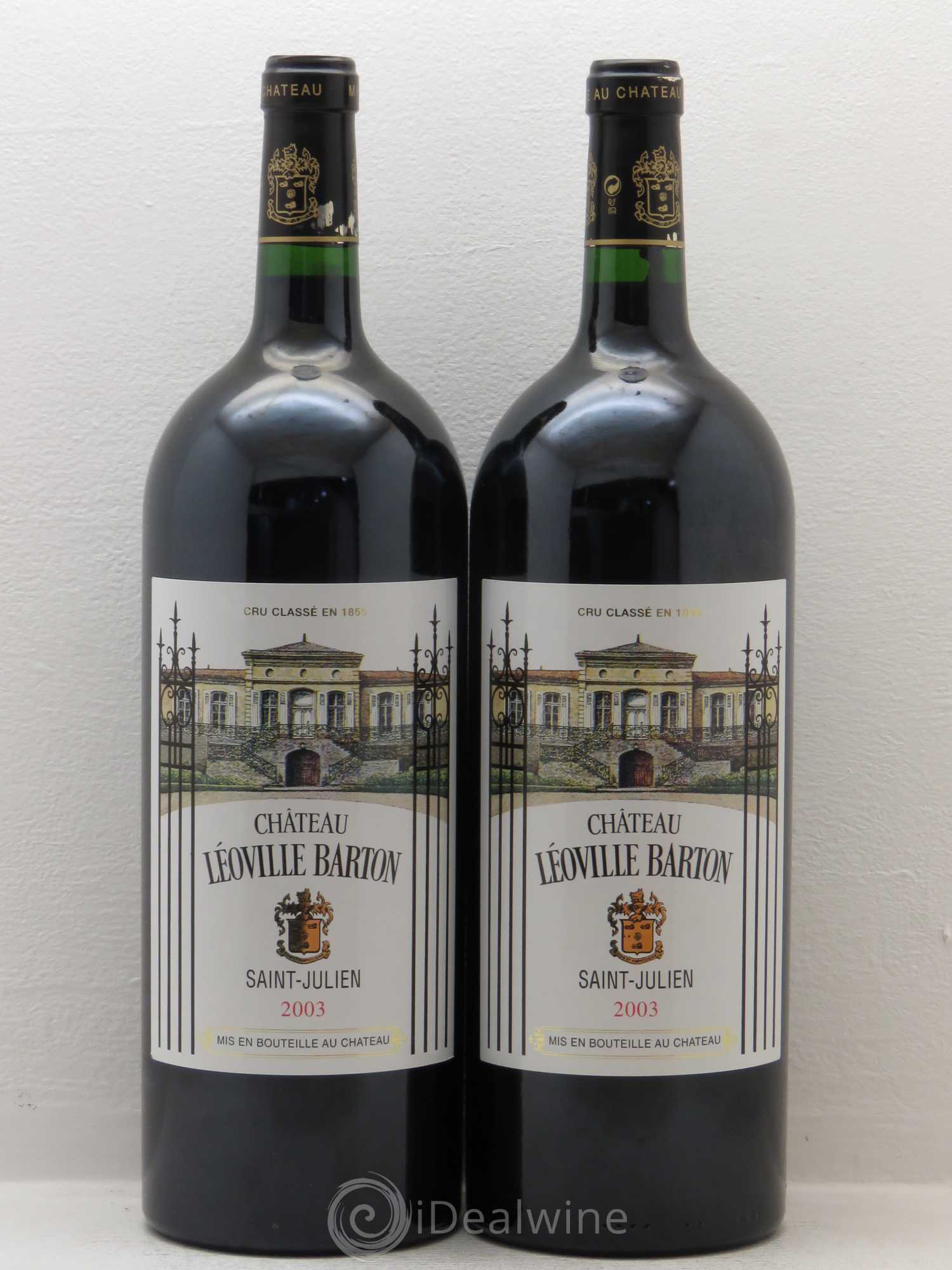 Château Léoville Barton 2ème Grand Cru Classé 2003 - Lot de 2 magnums - 0