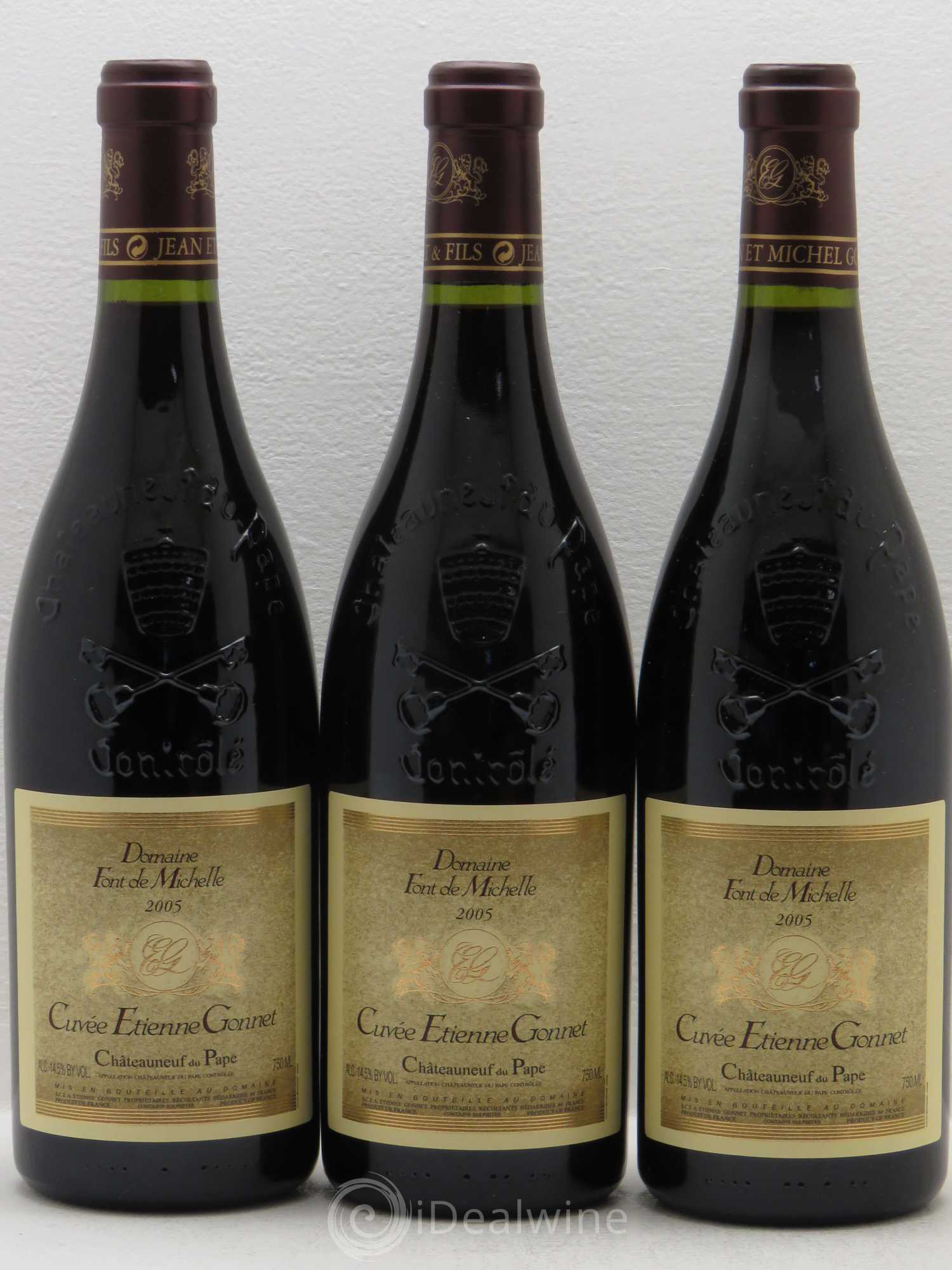 Châteauneuf-du-Pape Domaine Font de Michelle Cuvée Etienne Gonnet Famille Gonnet 2005 - Lotto di 6 bottiglie - 1