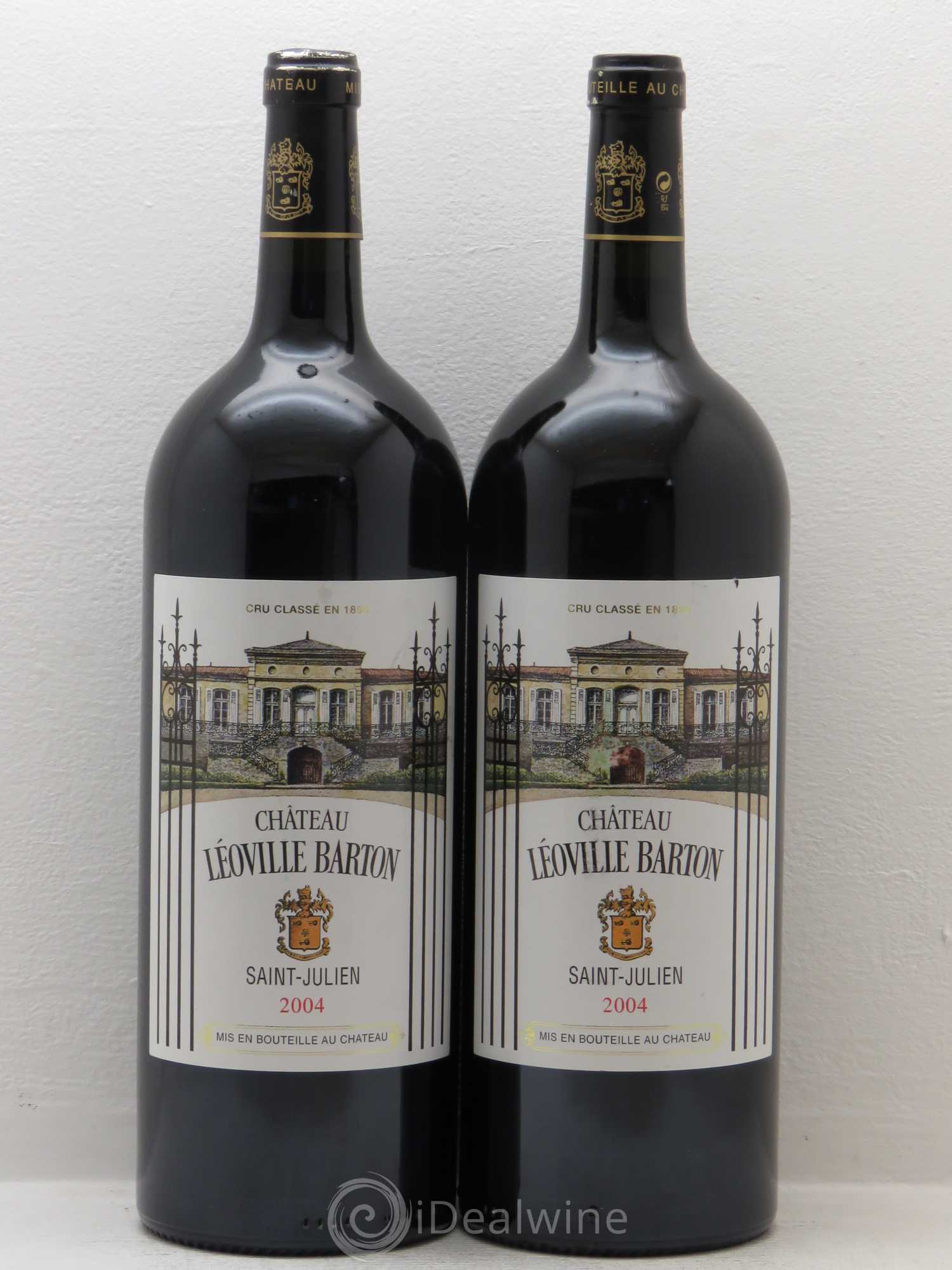Château Léoville Barton 2ème Grand Cru Classé 2004 - Lot de 2 magnums - 0