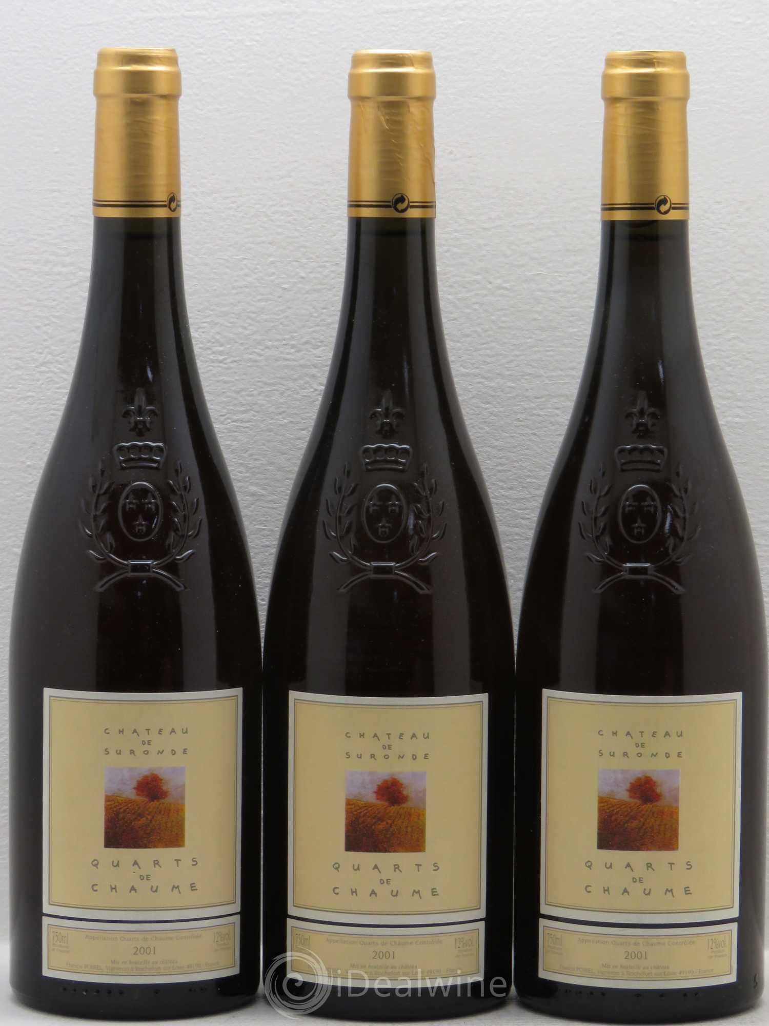 Quarts de Chaume 2001 - Lotto di 3 bottiglie - 0