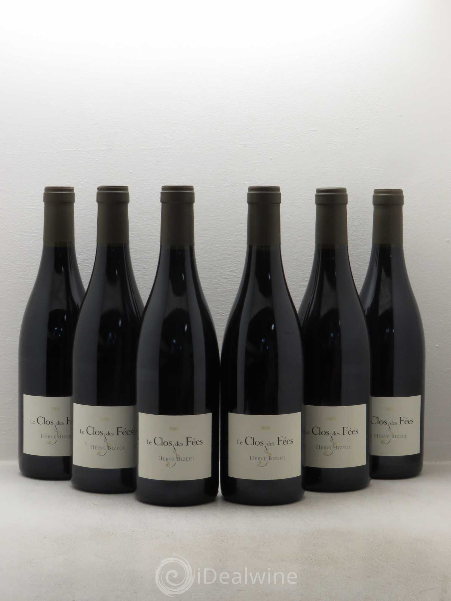 Côtes du Roussillon Villages Clos des Fées Hervé Bizeul 2005 - Lot de 6 bouteilles - 0