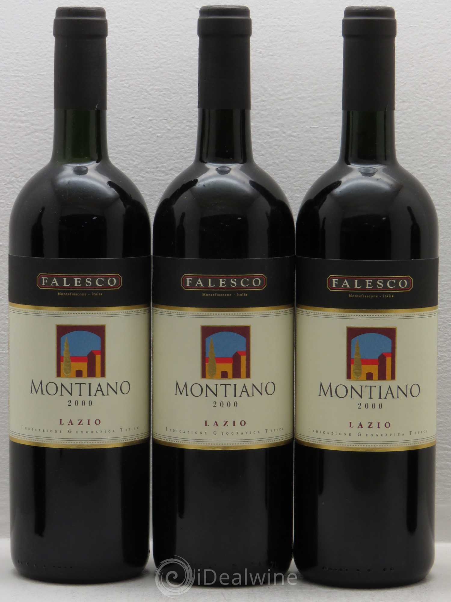 Italie Lazio Igt Montiano Falesco 2000 - Posten von 5 Flaschen - 1