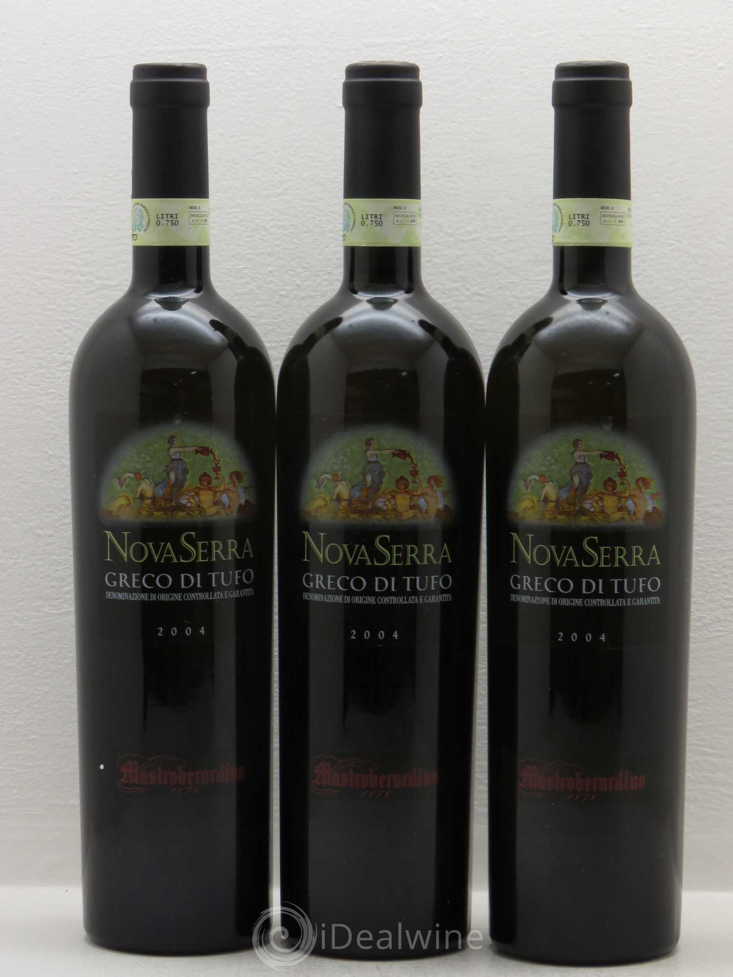 Italie Greco Di Tufo Docg Mastroberardino Novassera 2004 - Posten von 3 Flaschen - 0