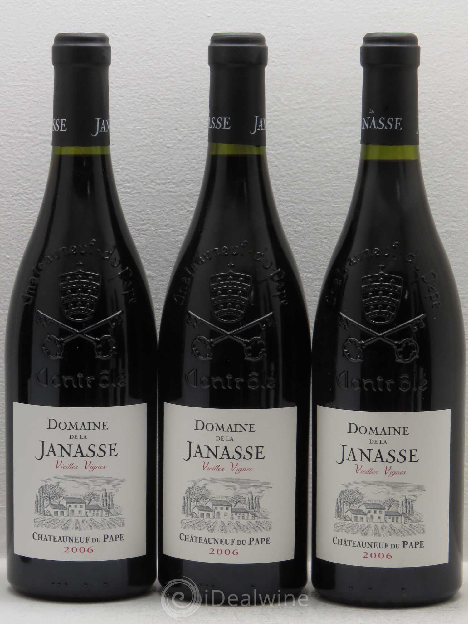 Châteauneuf-du-Pape Cuvée Vieilles Vignes La Janasse (Domaine de) 2006 - Lot de 6 bouteilles - 1