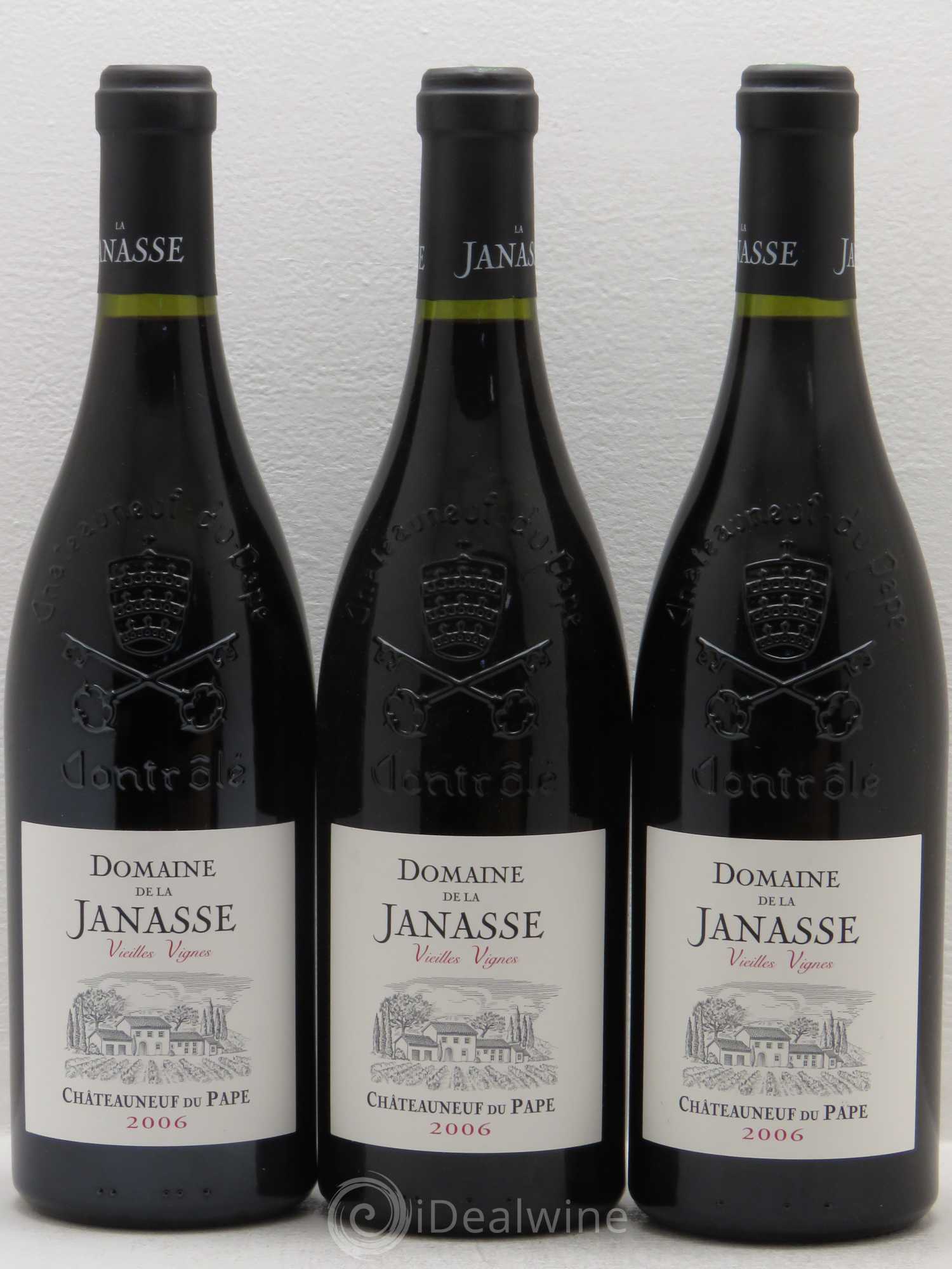 Châteauneuf-du-Pape Cuvée Vieilles Vignes La Janasse (Domaine de) 2006 - Lot de 6 bouteilles - 2