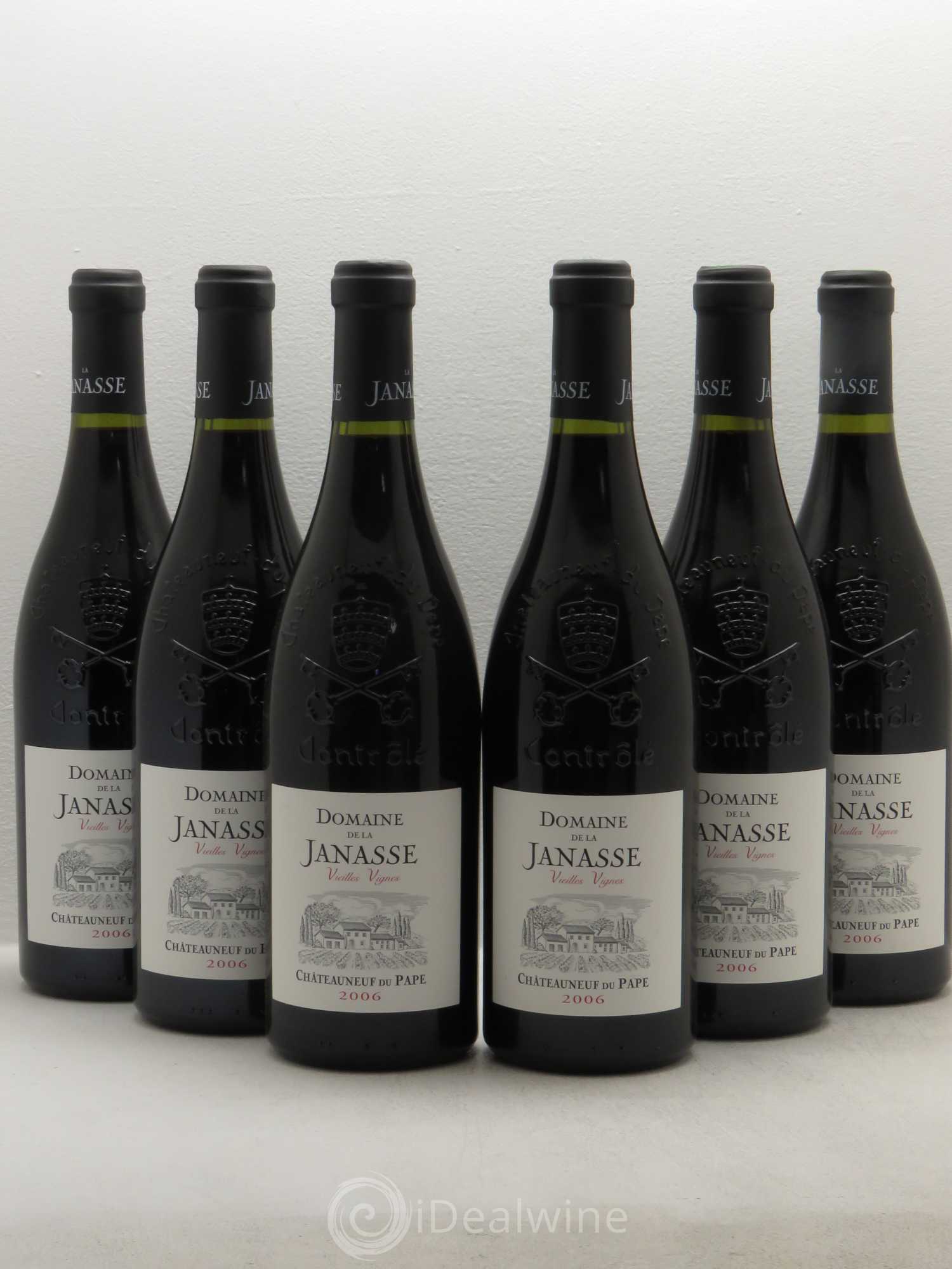 Châteauneuf-du-Pape Cuvée Vieilles Vignes La Janasse (Domaine de) 2006 - Lot de 6 bouteilles - 0