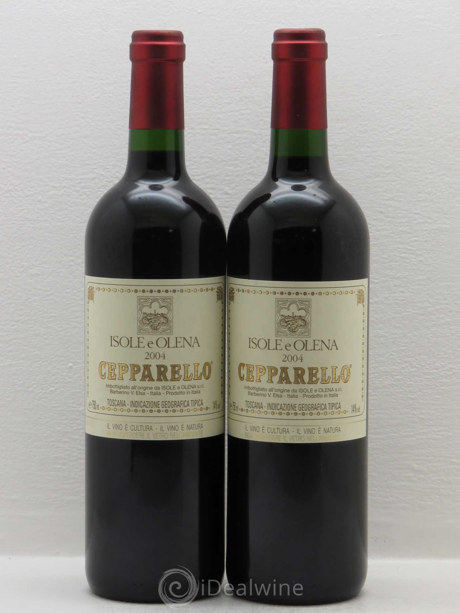 Italie Cepparello Toscana Igt 2004 - Posten von 2 Flaschen - 0