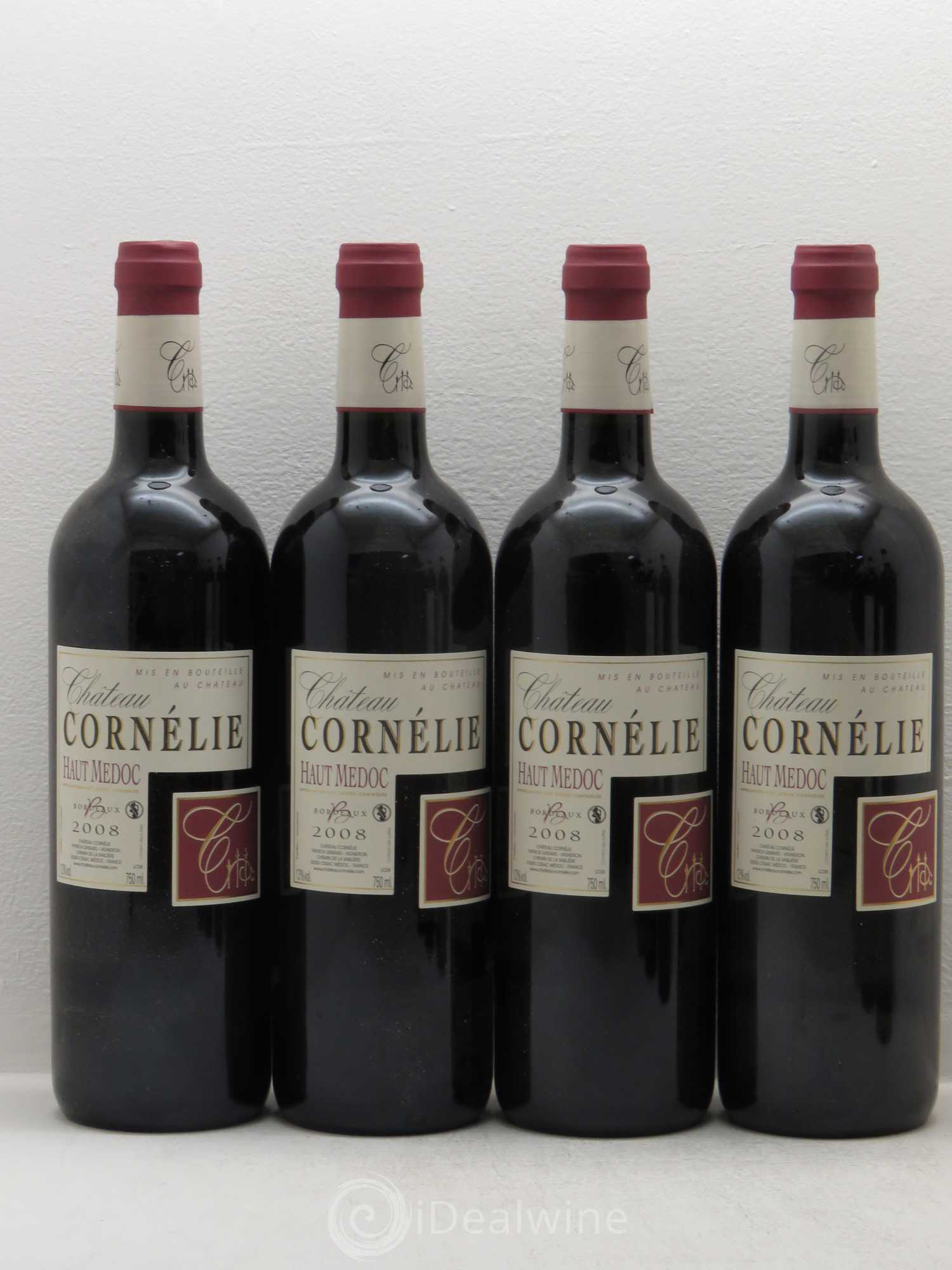 Bordeaux Château La Cornelie. Haut Médoc 2008 - Posten von 8 Flaschen - 1