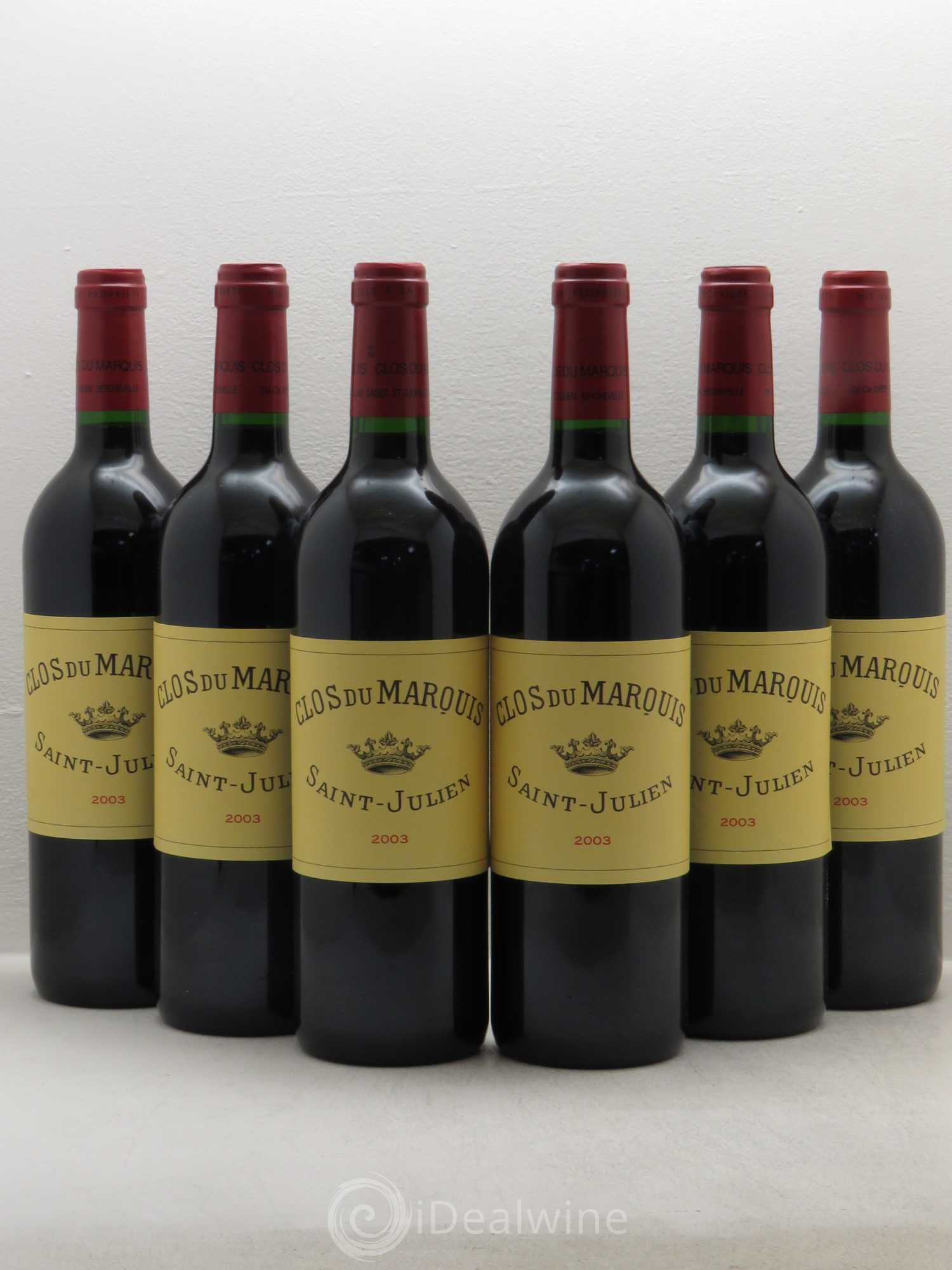 Clos du Marquis 2003 - Lot de 6 bouteilles - 0