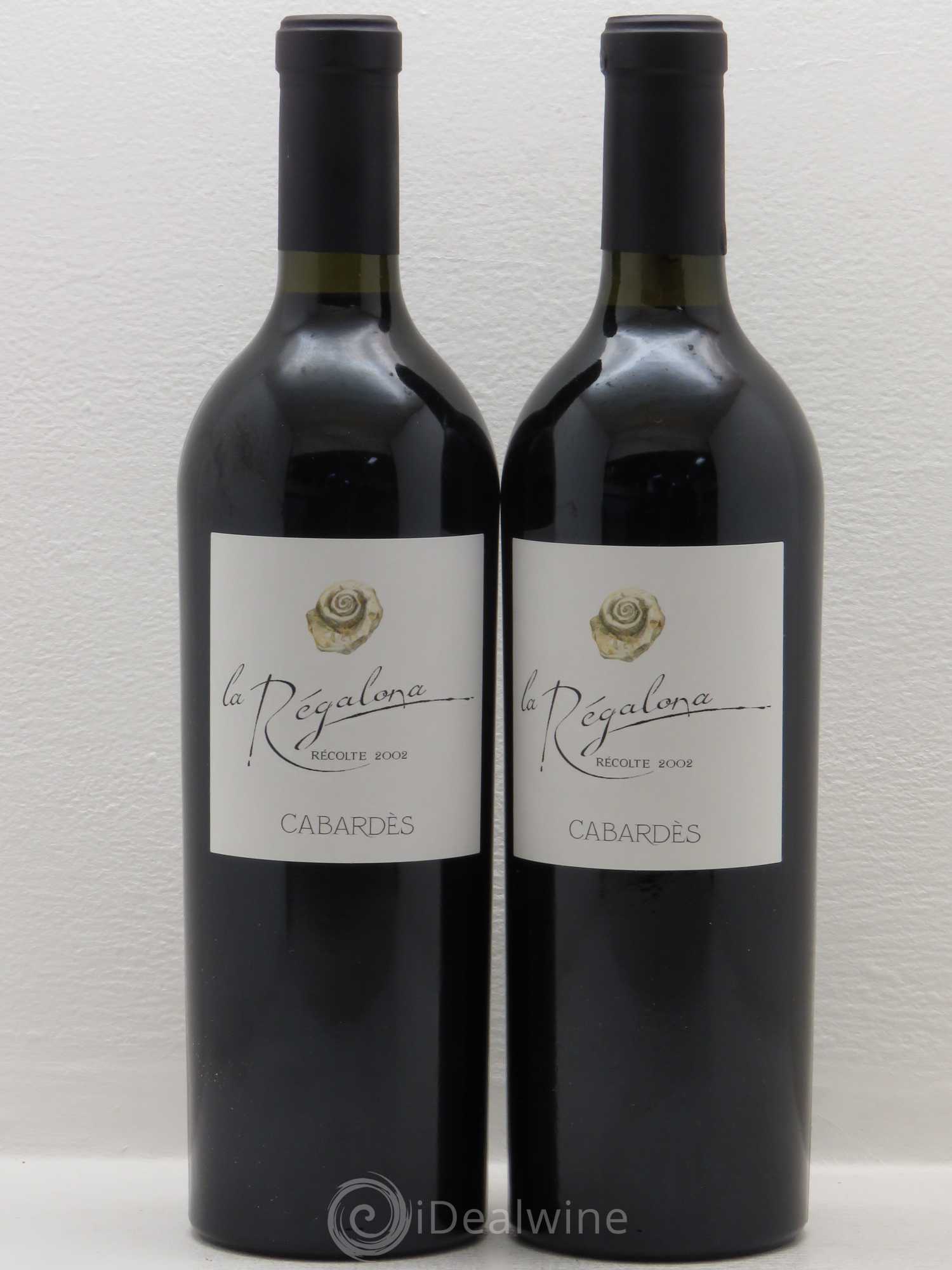 Côtes du Roussillon Domaine Escourou Regalona Cabardes 2002 - Lotto di 2 bottiglie - 0