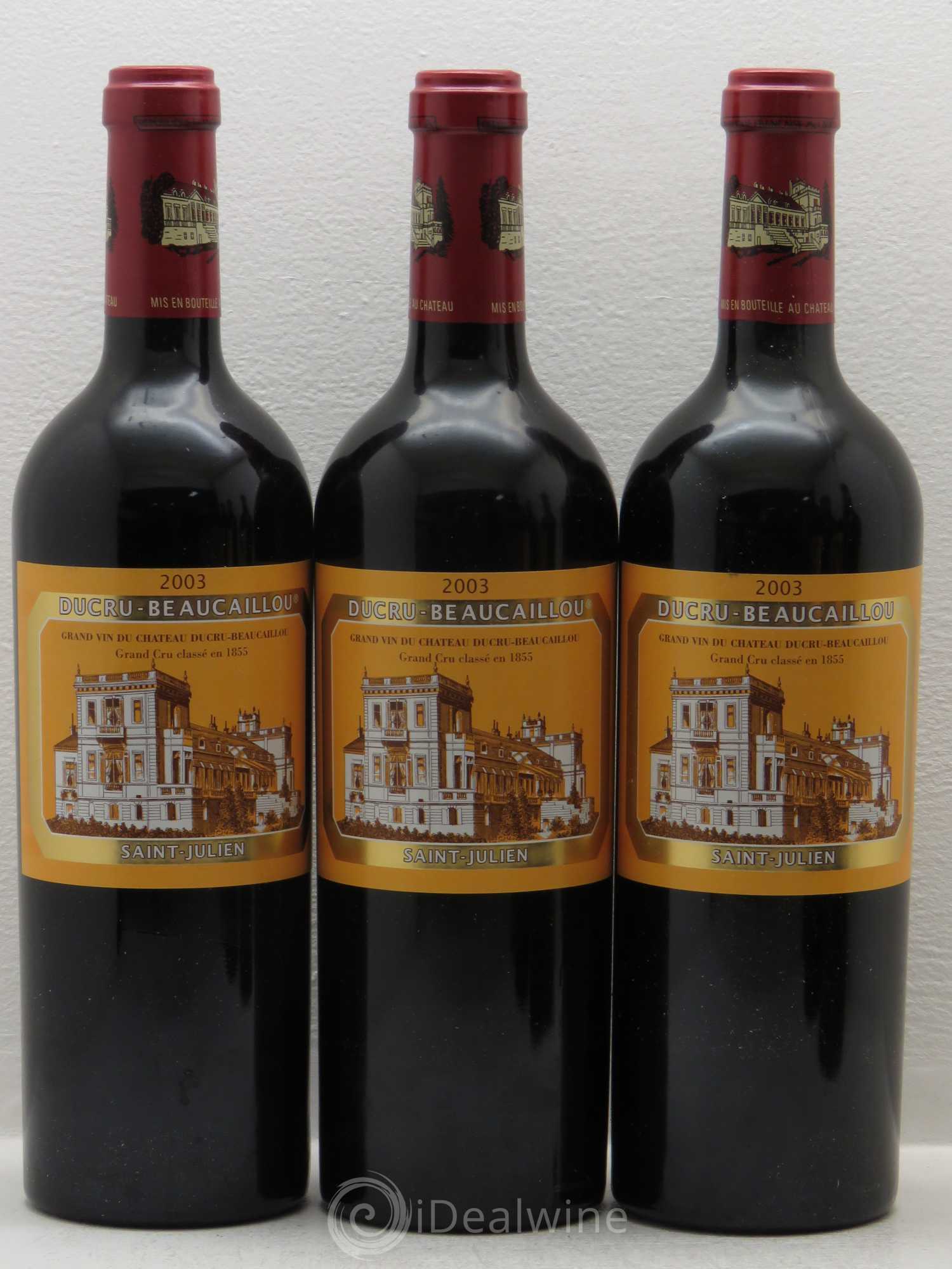 Château Ducru Beaucaillou 2ème Grand Cru Classé 2003 - Lot de 6 bouteilles - 1