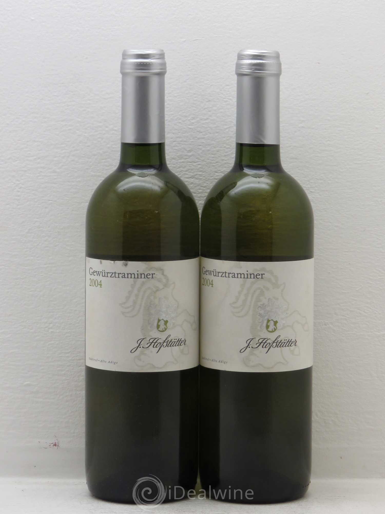 Italie Alto Adige Hofstatter Gewurztraminer 2004 - Posten von 2 Flaschen - 0