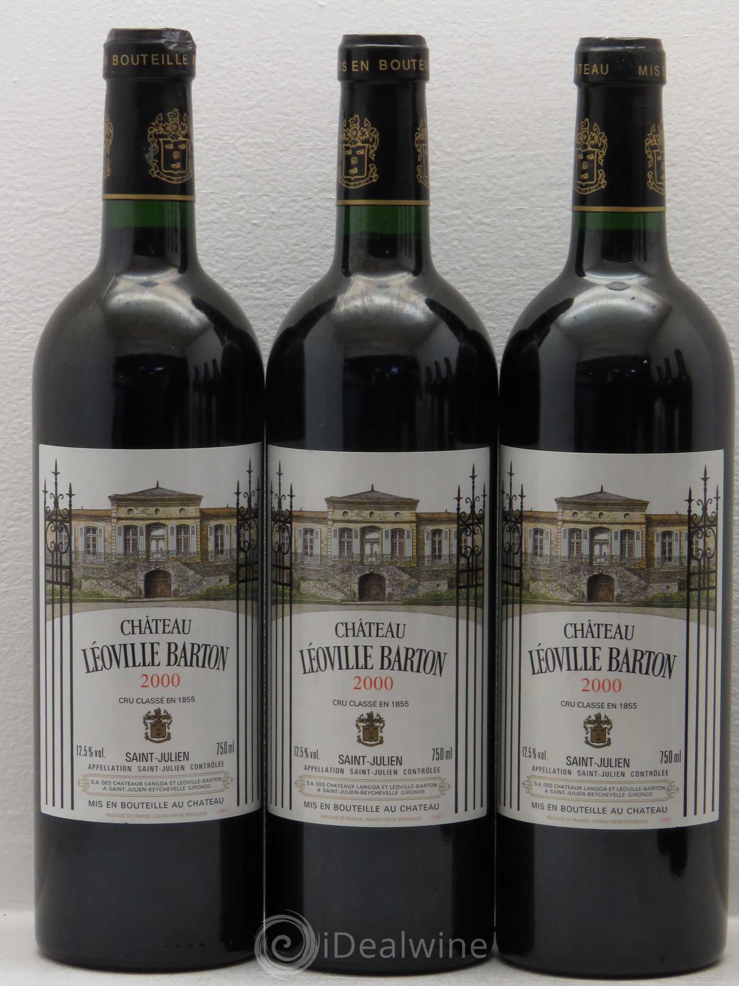 Château Léoville Barton 2ème Grand Cru Classé 2000 - Lot de 6 bouteilles - 1