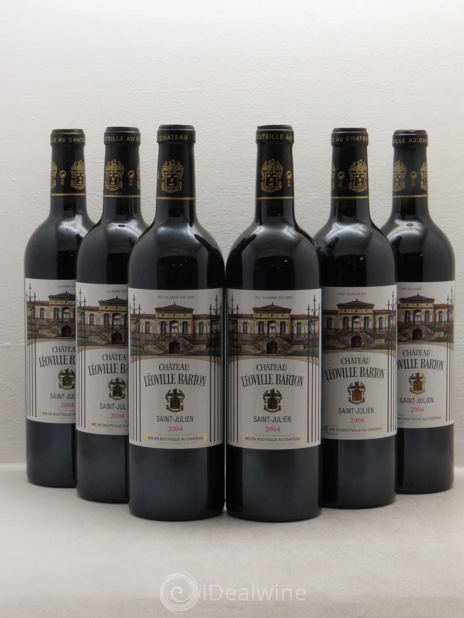 Château Léoville Barton 2ème Grand Cru Classé 2004 - Lot de 6 bouteilles - 0