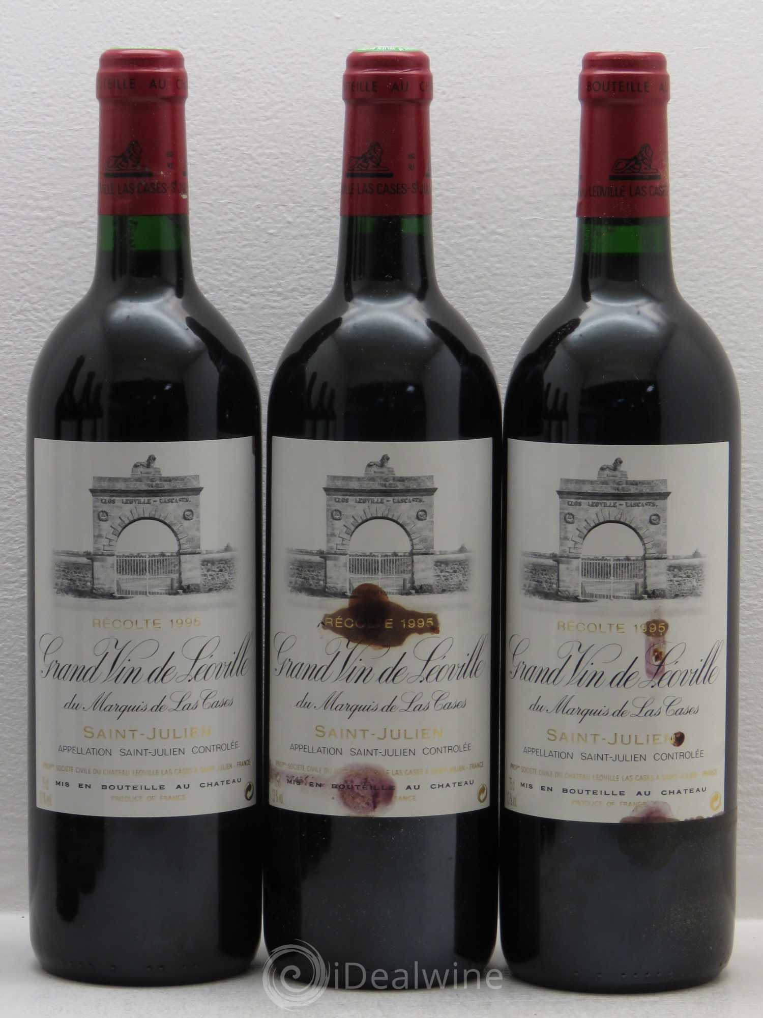 Château Léoville Las Cases 2ème Grand Cru Classé 1995 - Lot de 6 bouteilles - 1