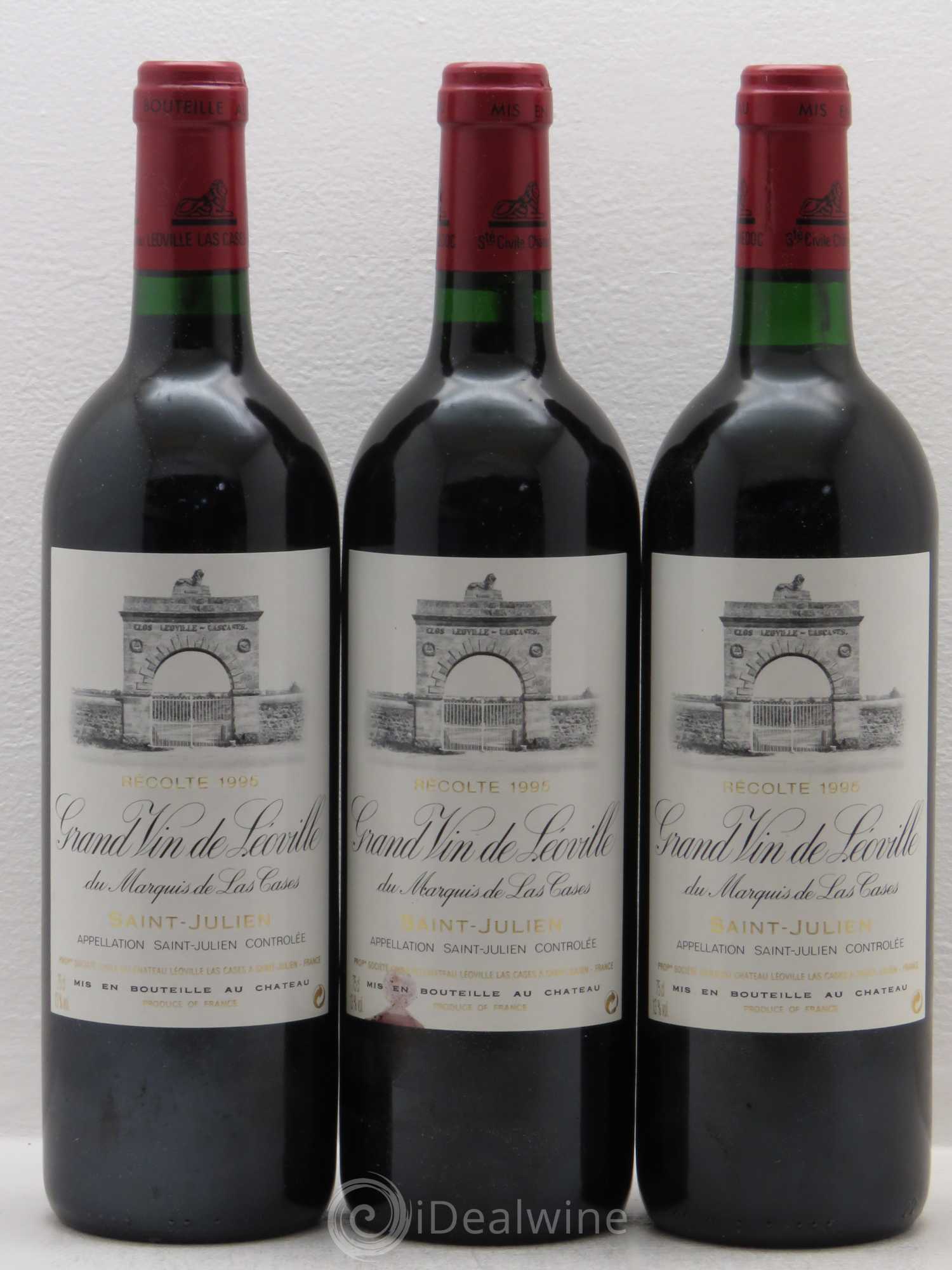 Château Léoville Las Cases 2ème Grand Cru Classé 1995 - Lot de 6 bouteilles - 2