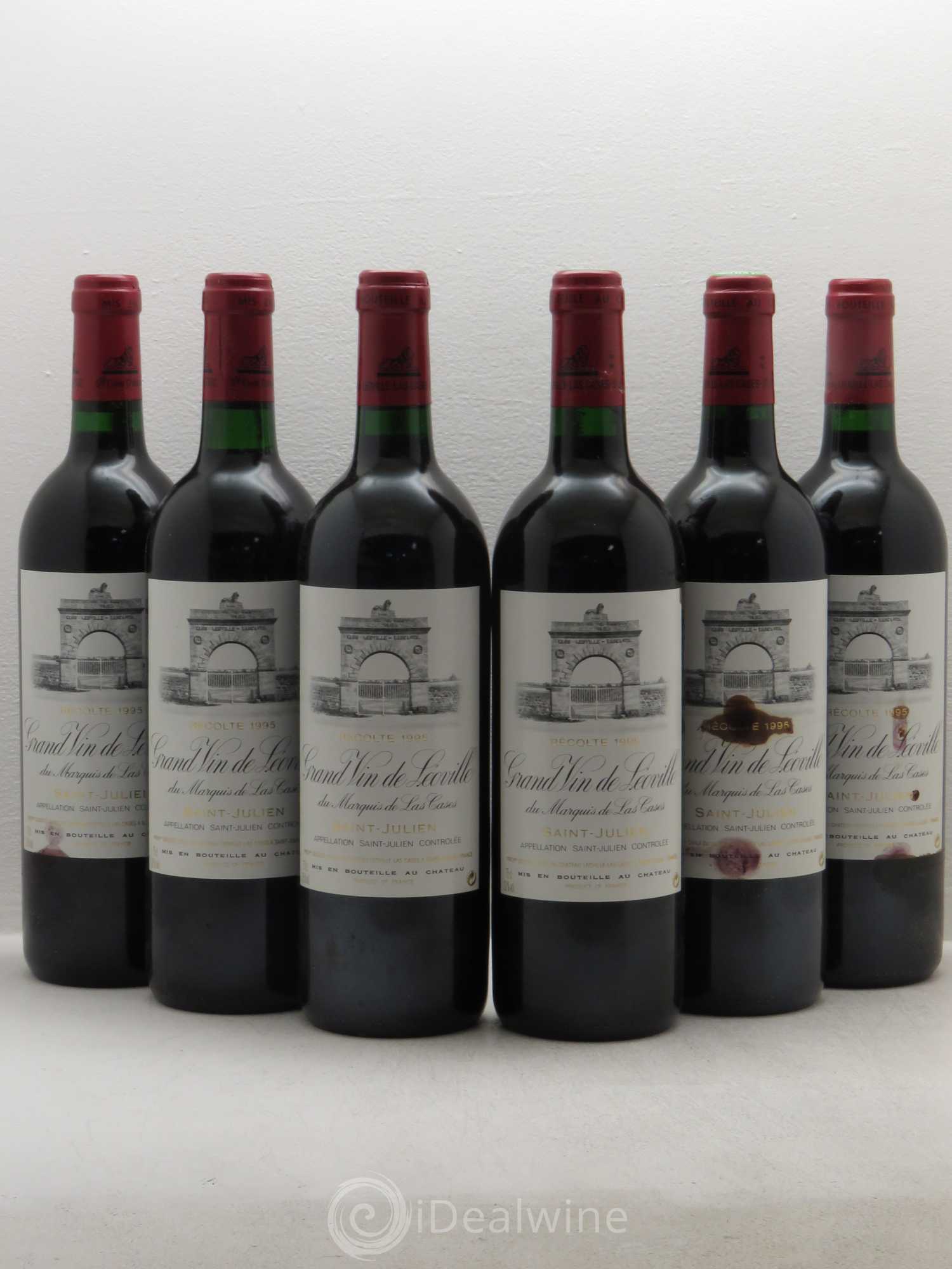 Château Léoville Las Cases 2ème Grand Cru Classé 1995 - Lot de 6 bouteilles - 0