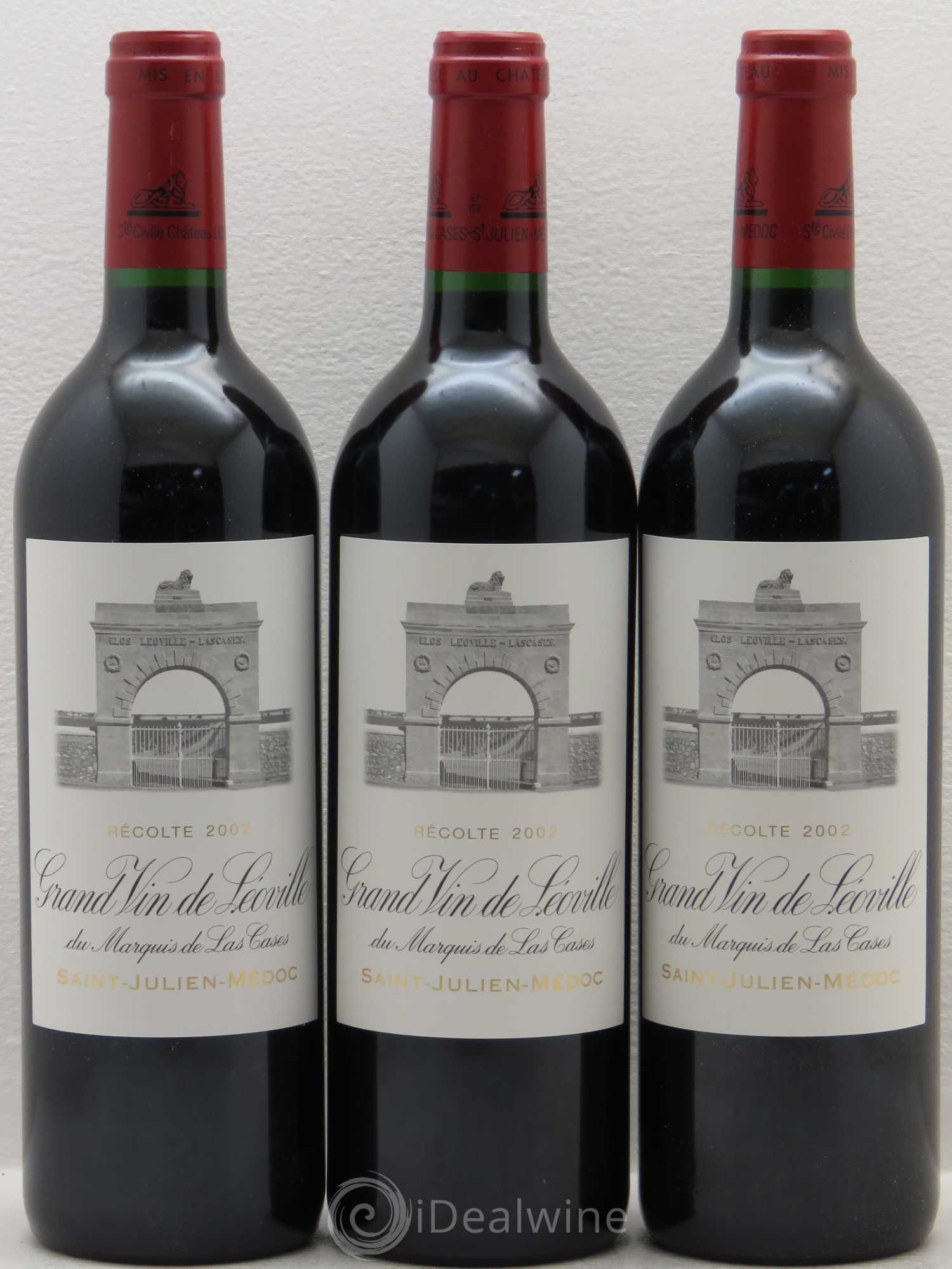 Château Léoville Las Cases 2ème Grand Cru Classé 2002 - Lot de 6 bouteilles - 2
