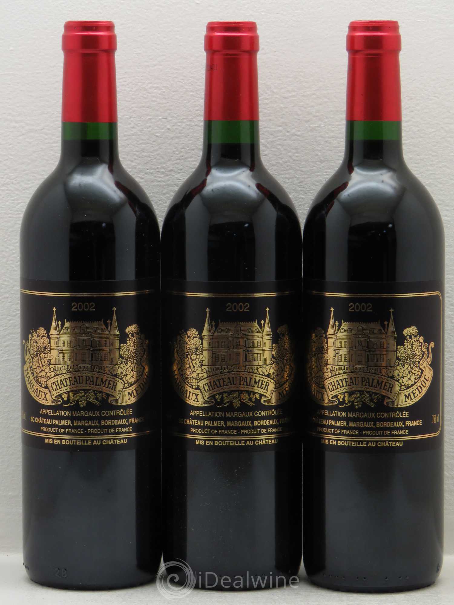 Château Palmer 3ème Grand Cru Classé 2002 - Lot de 6 bouteilles - 2