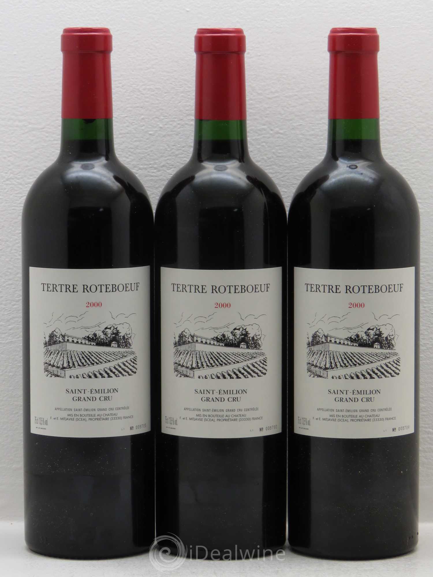 Château Tertre Roteboeuf 2000 - Lot de 6 bouteilles - 1