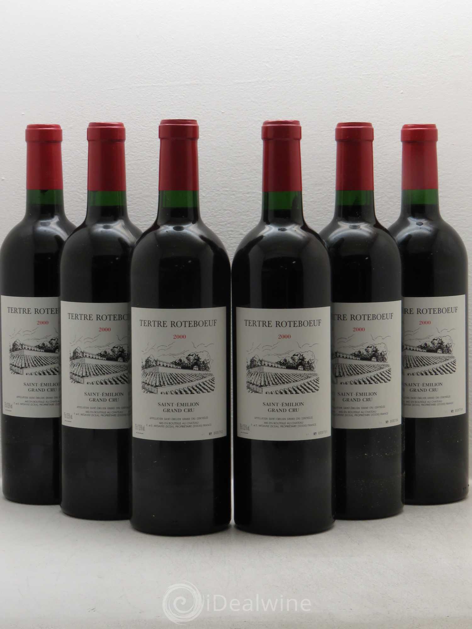 Château Tertre Roteboeuf 2000 - Lot de 6 bouteilles - 0