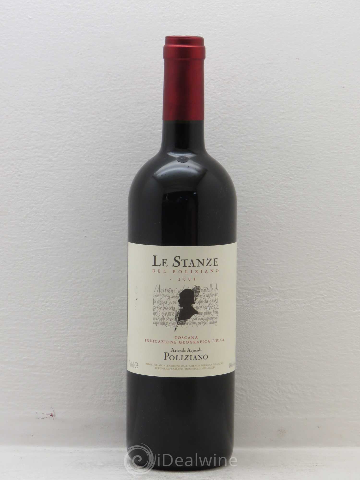 Italie Toscana Igt Poliziano Le Stanze 2001 - Posten von 1 Flasche - 0