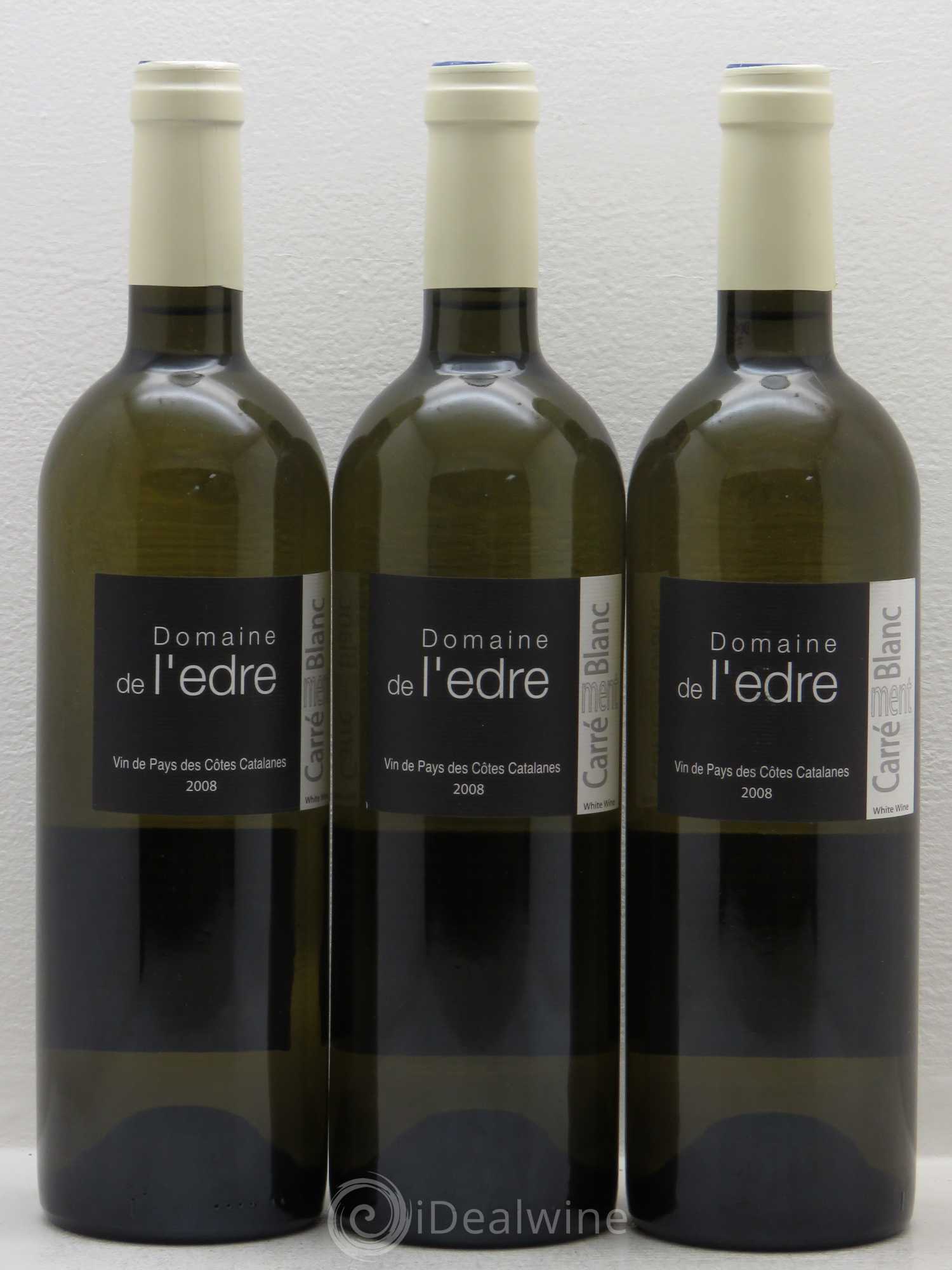 Côtes Catalanes (VDP des Côtes Catalanes) Domaine de l'Edre Carrément Blanc 2008 - Posten von 3 Flaschen - 0