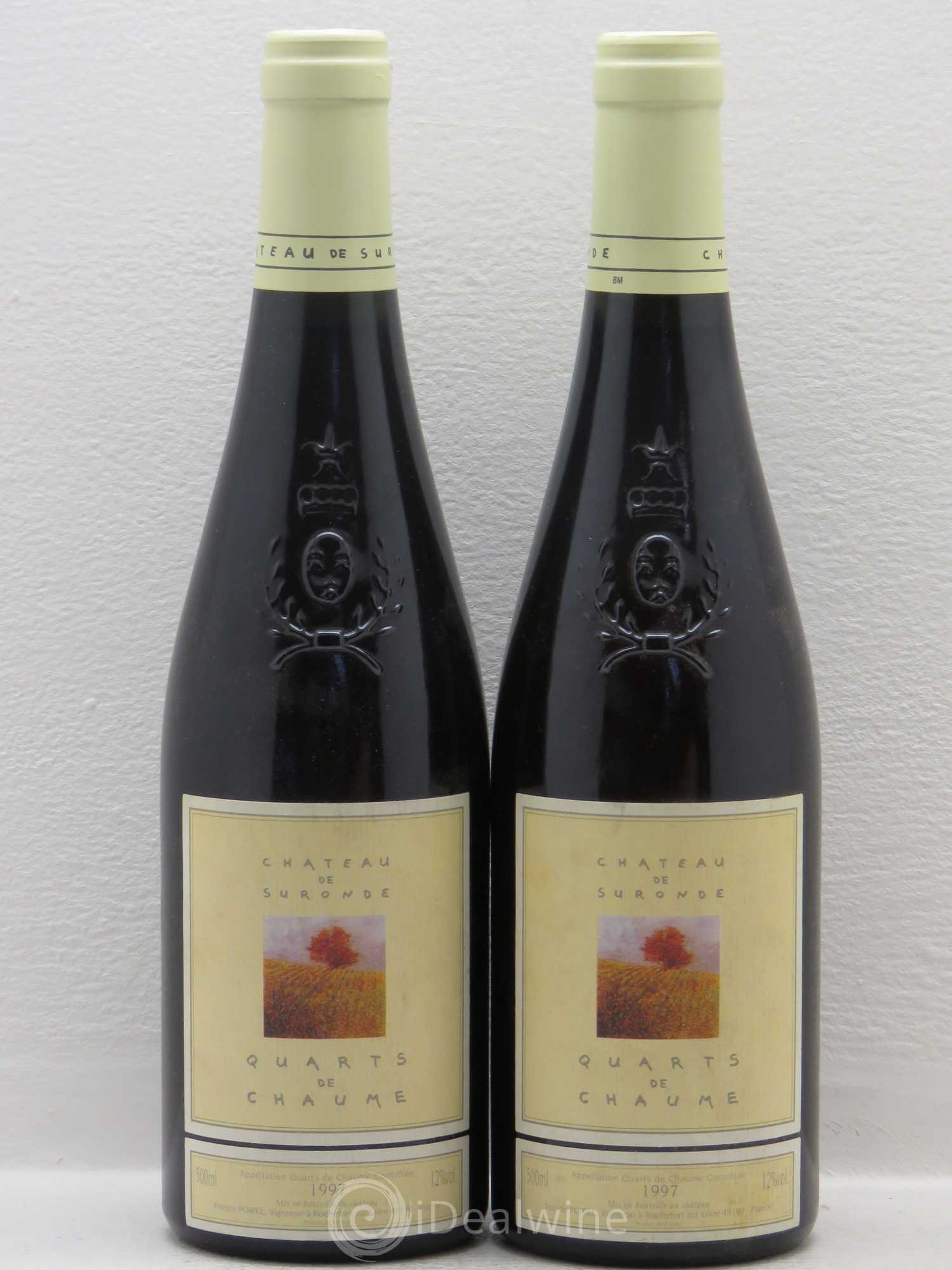 Quarts de Chaume Château de Suronde 1997 - Lotto di 2 bottiglie - 0