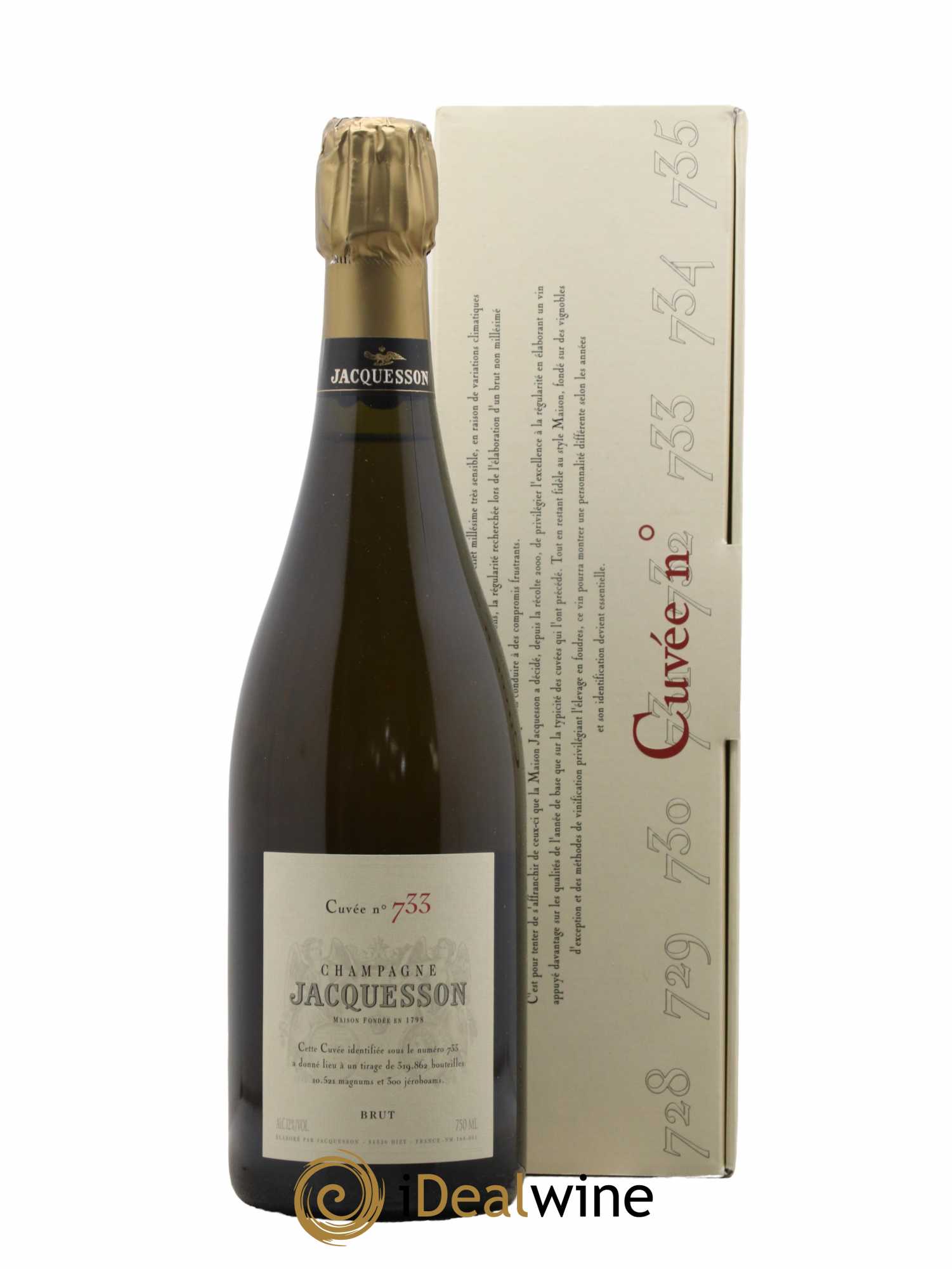 Cuvée 733 Jacquesson - Lot de 1 bouteille - 0