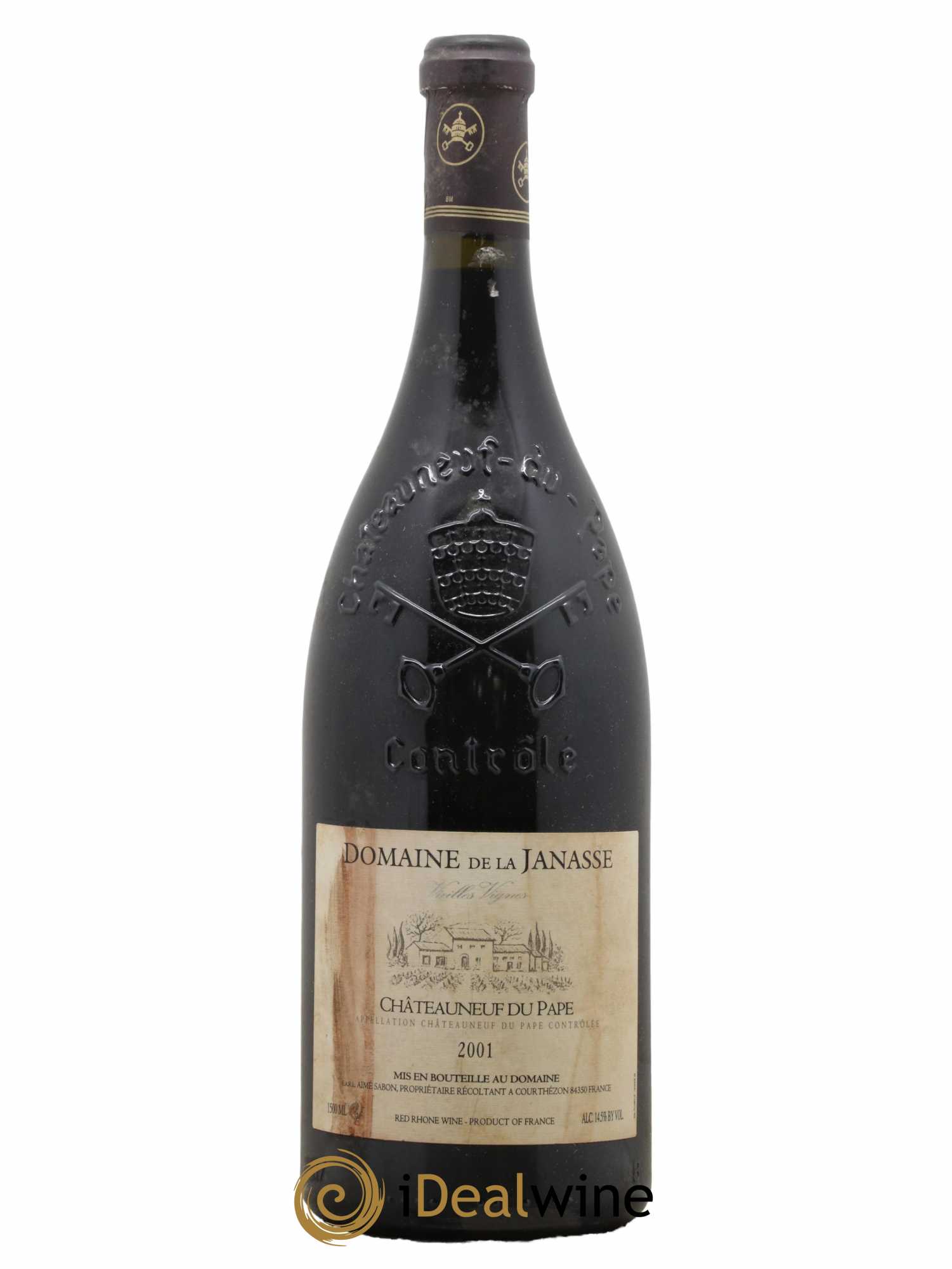 Châteauneuf-du-Pape Cuvée Vieilles Vignes La Janasse (Domaine de) 2001 - Lot de 1 magnum - 0