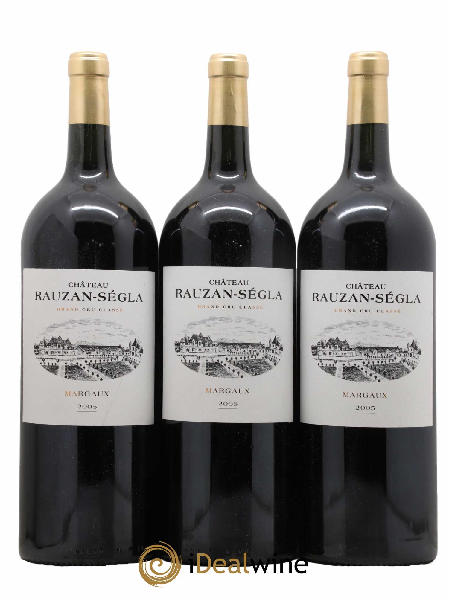 Château Rauzan Ségla Grand Cru Classé 2005 - Lot de 3 magnums - 0