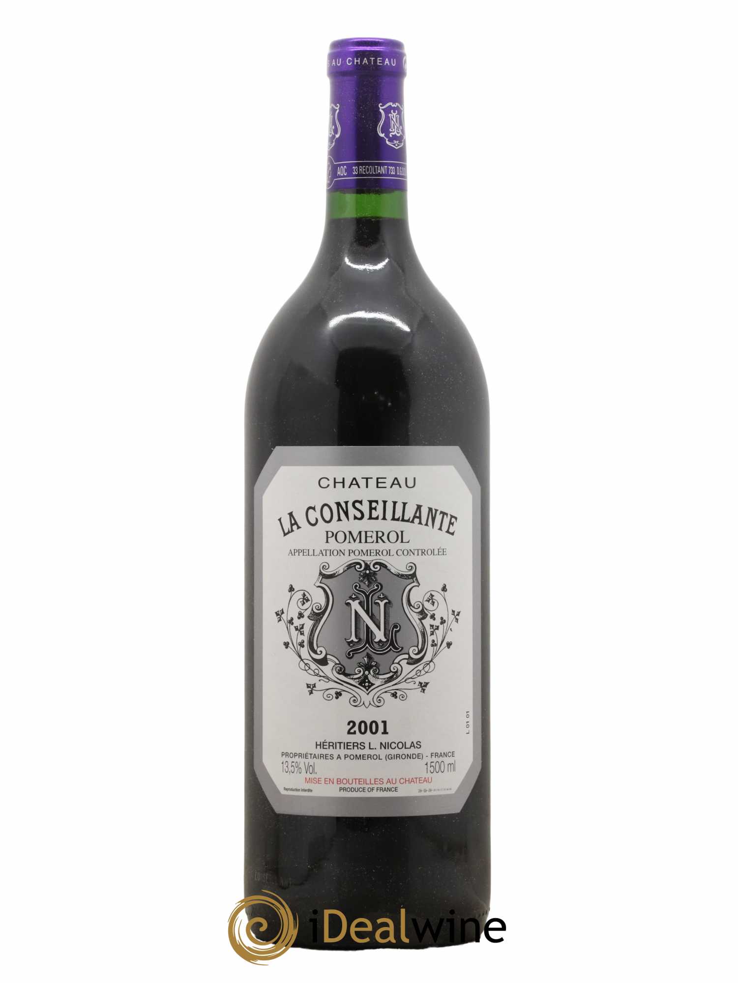 Château la Conseillante 2001 - Lot de 1 magnum - 0