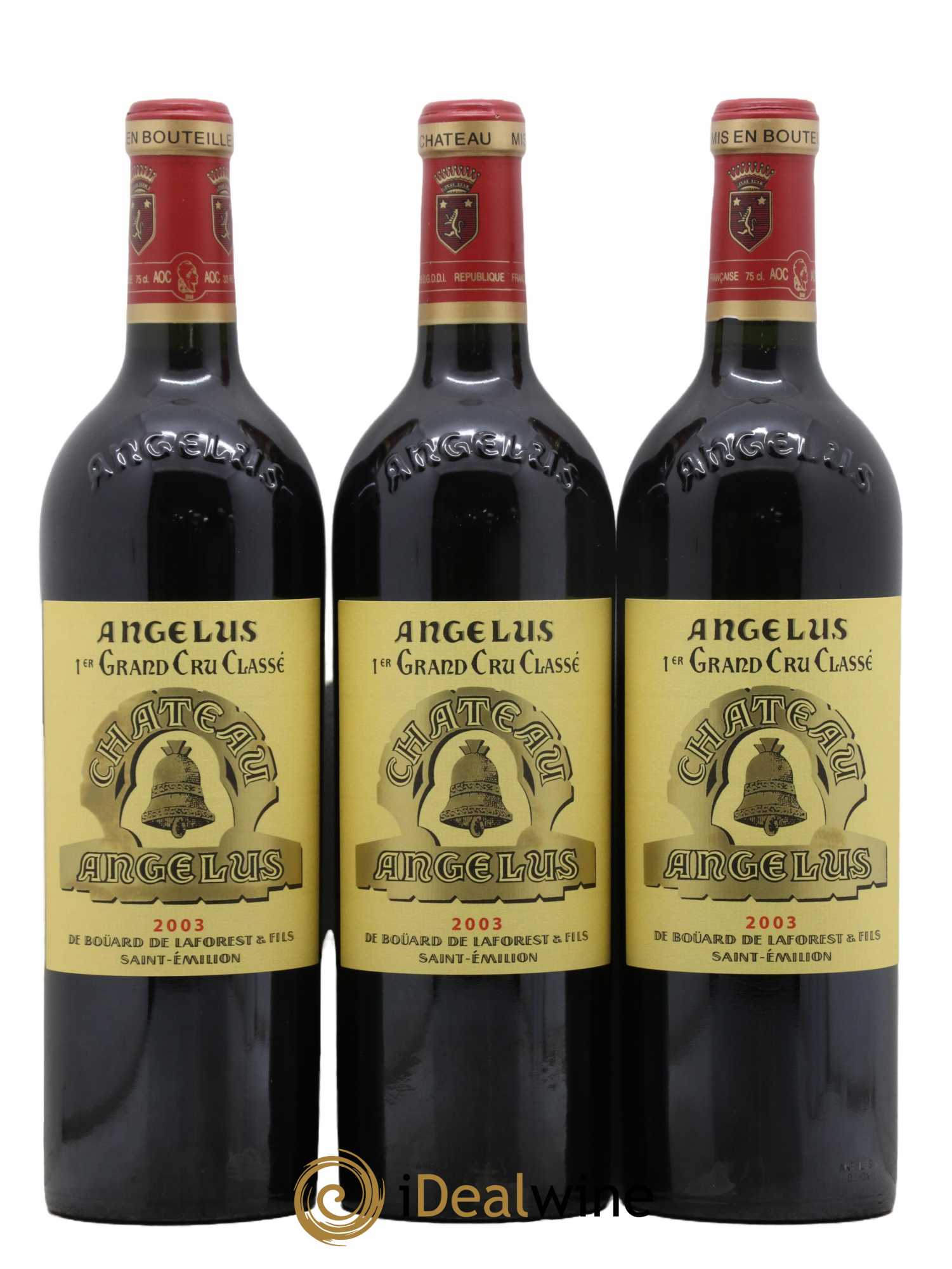 Château Angélus 1er Grand Cru Classé A 2003 - Lot de 6 bouteilles - 3