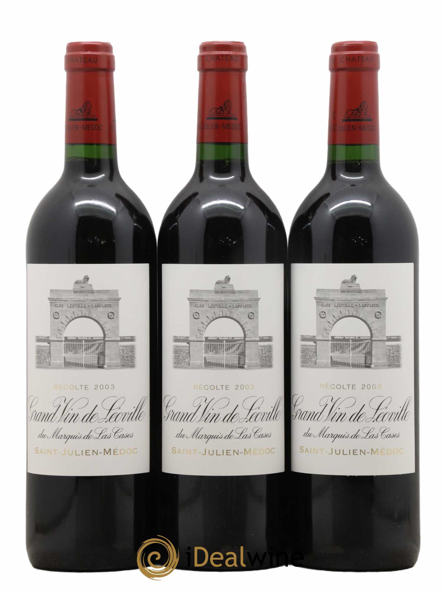 Château Léoville Las Cases 2ème Grand Cru Classé 2003 - Lot de 6 bouteilles - 1