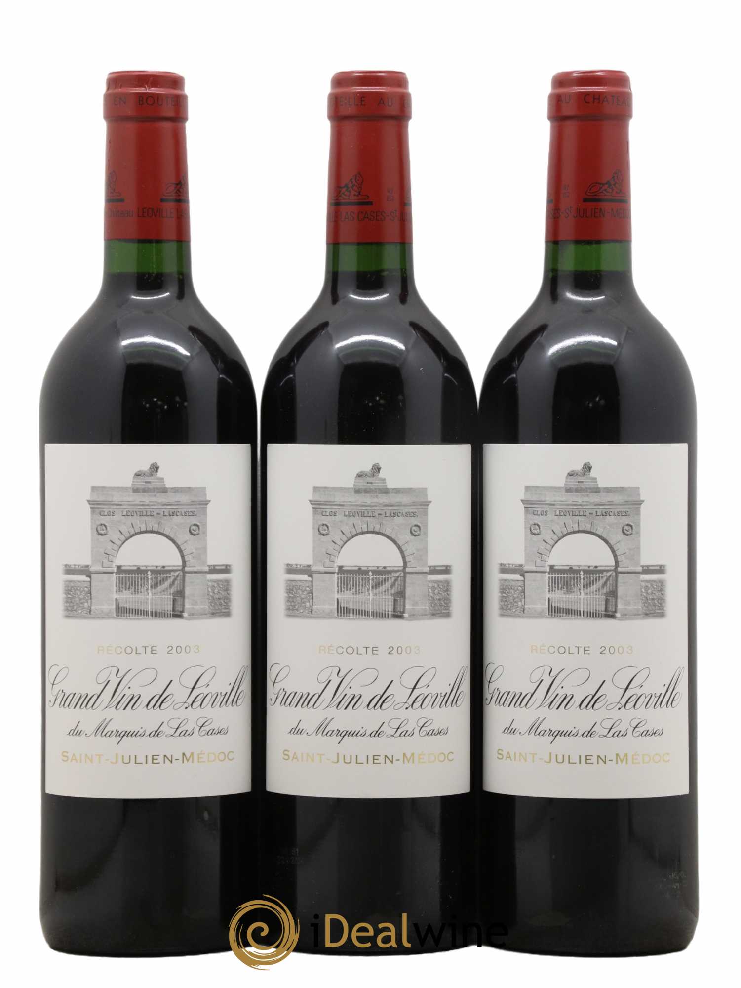 Château Léoville Las Cases 2ème Grand Cru Classé 2003 - Lot de 6 bouteilles - 3