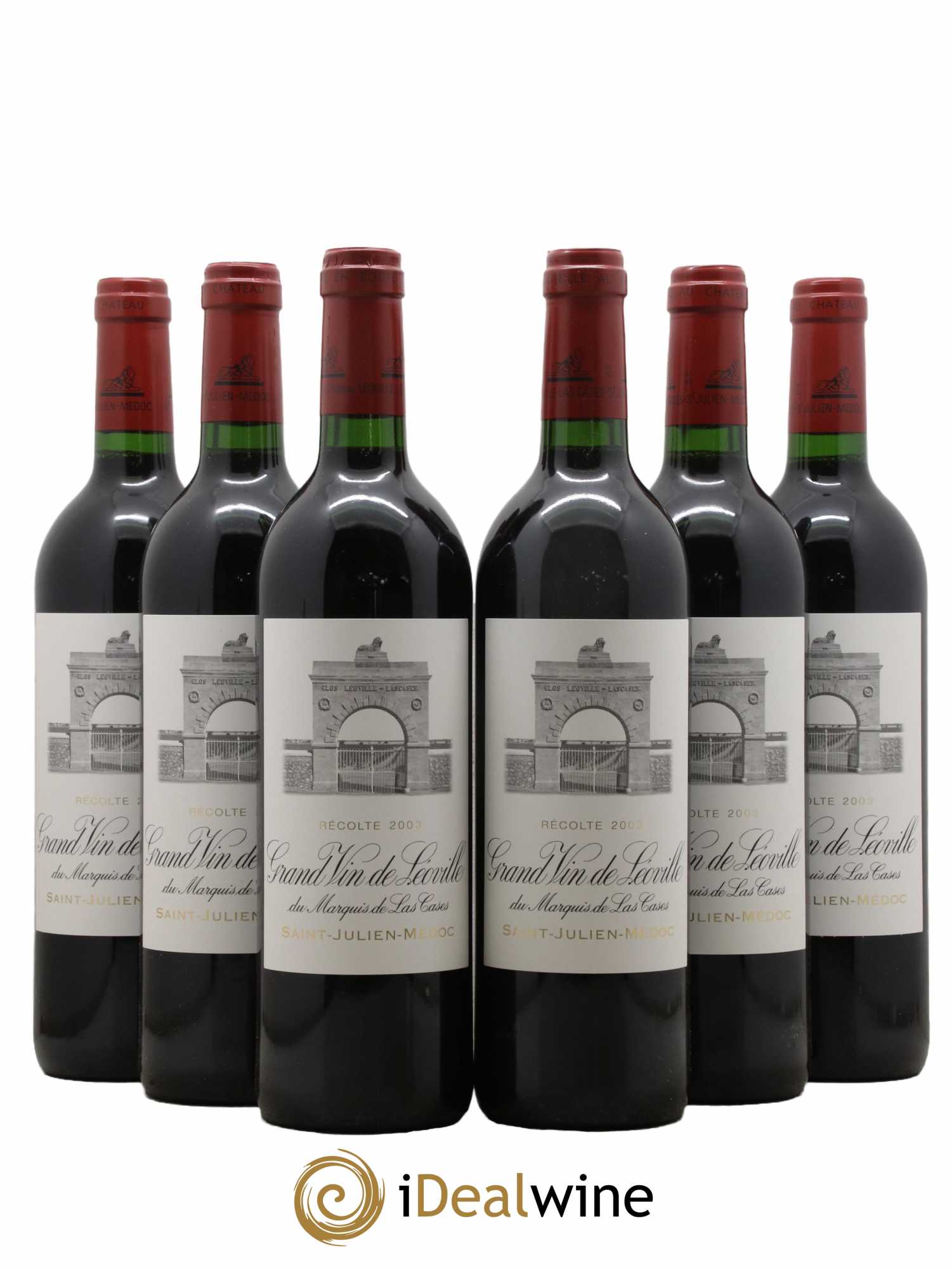 Château Léoville Las Cases 2ème Grand Cru Classé 2003 - Lot de 6 bouteilles - 0