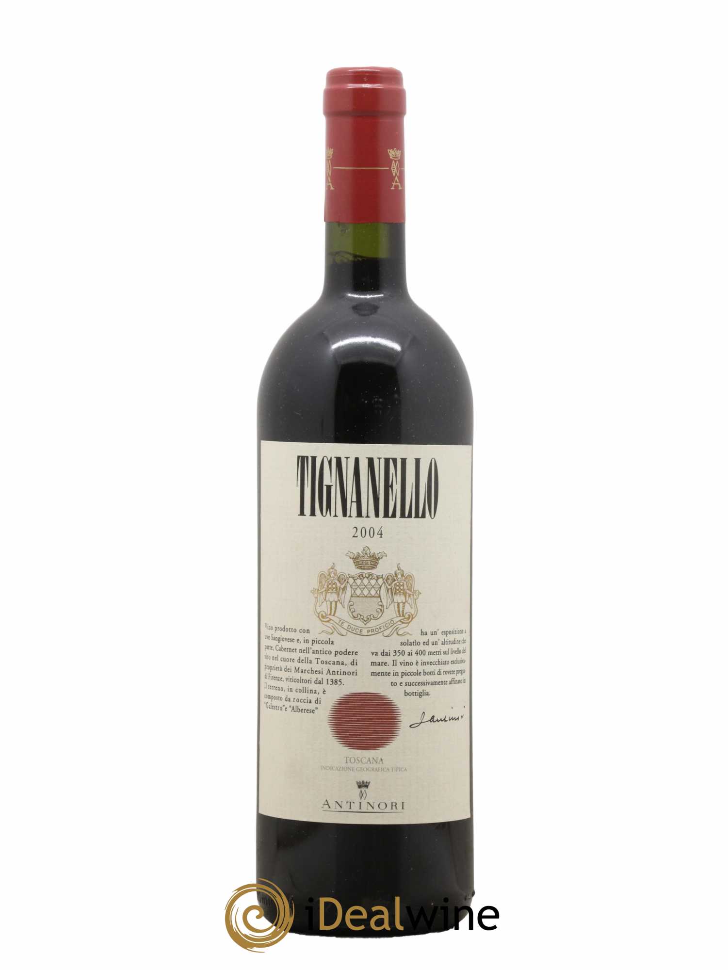 Toscana IGT Tignanello Tenuta Tignanello - Marchesi Antinori 2004 - Posten von 1 Flasche - 0