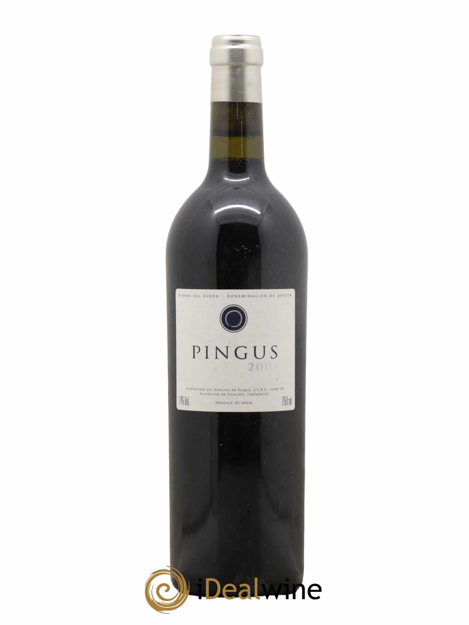 Ribera Del Duero Pingus Dominio de Pingus - Peter Sisseck 2001 - Lot de 1 bouteille - 0
