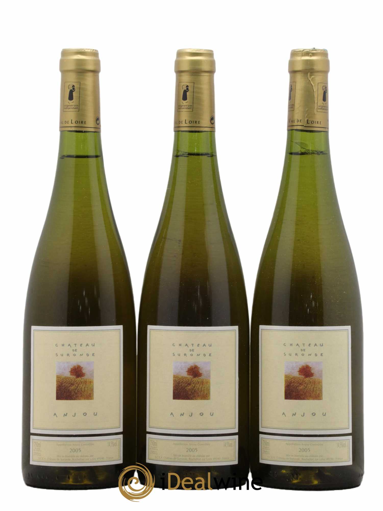 Anjou Château de Suronde 2005 - Lot de 3 bouteilles - 0