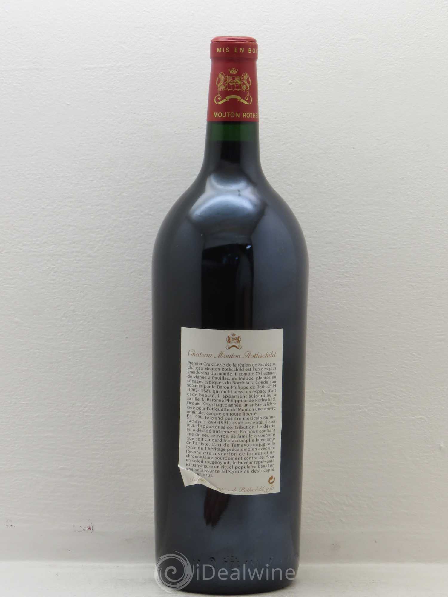 Château Mouton Rothschild 1er Grand Cru Classé 1998 - Lot de 1 magnum - 1