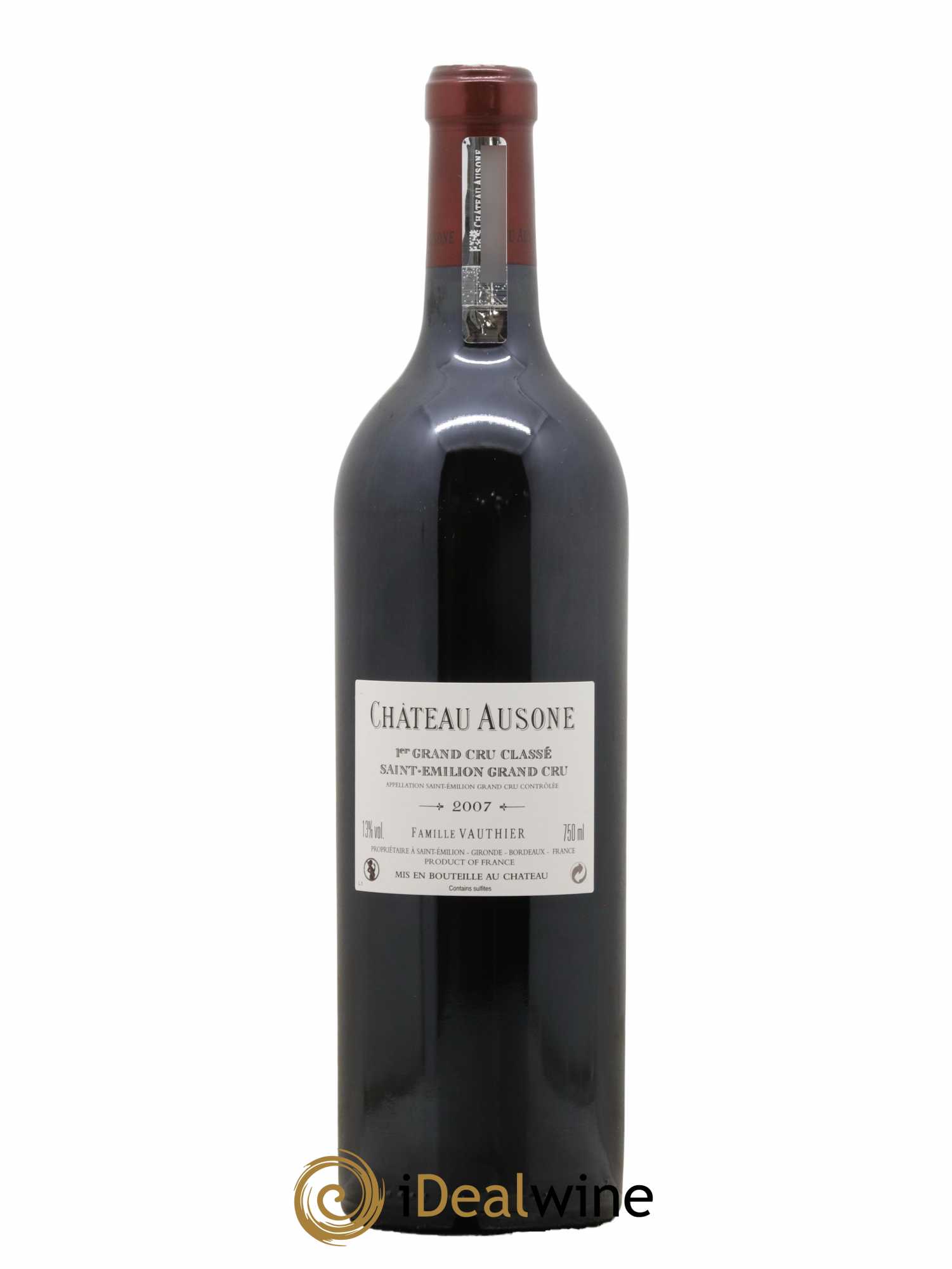 Château Ausone 1er Grand Cru Classé A 2007 - Lot de 1 bouteille - 1