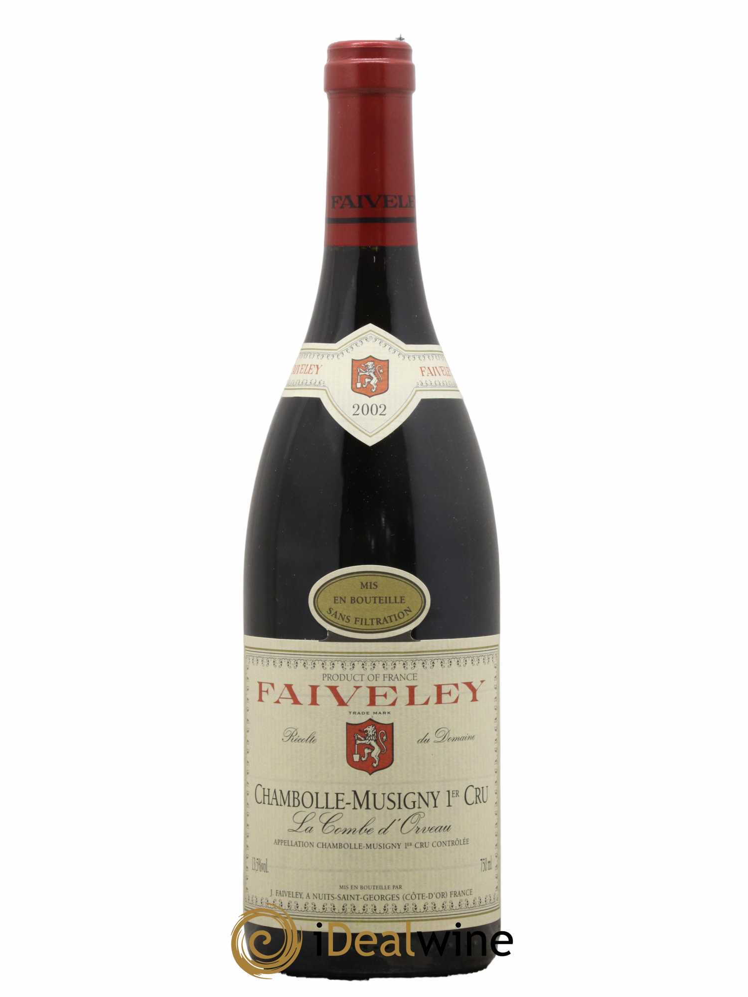 Chambolle-Musigny 1er Cru Combe d'Orveau Faiveley 2002 - Lot de 1 bouteille - 0