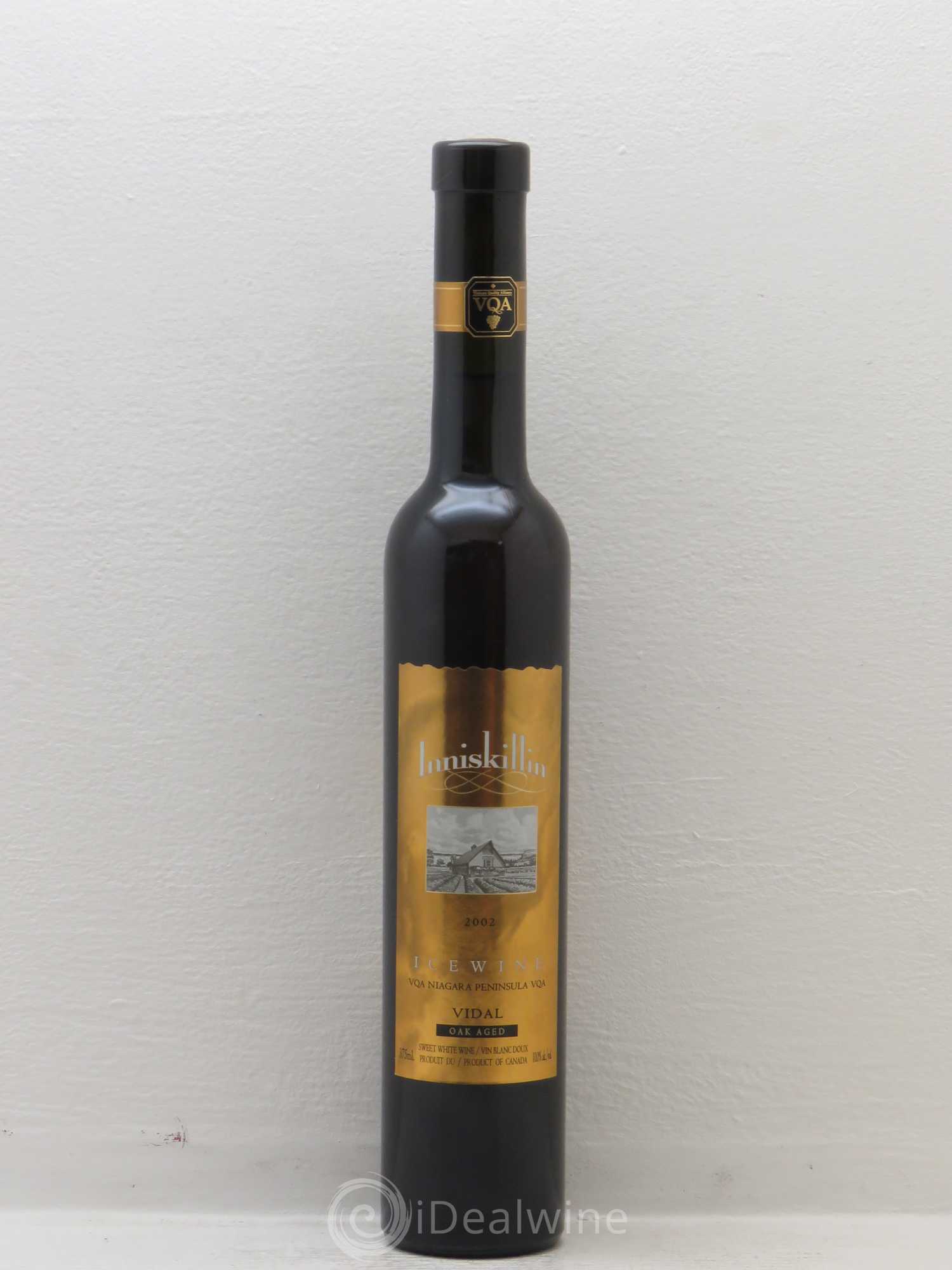 Canada Inniskilin vin de glace - VQA Niagara Peninsula - Oak Aged Vidal 2002 - Posten von 1 Demi-Flasche - 0