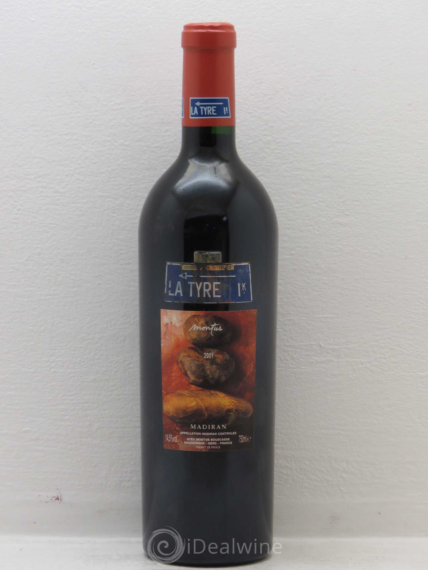 Madiran Château Montus-La Tyre Alain Brumont 2001 - Lot de 1 bouteille - 0